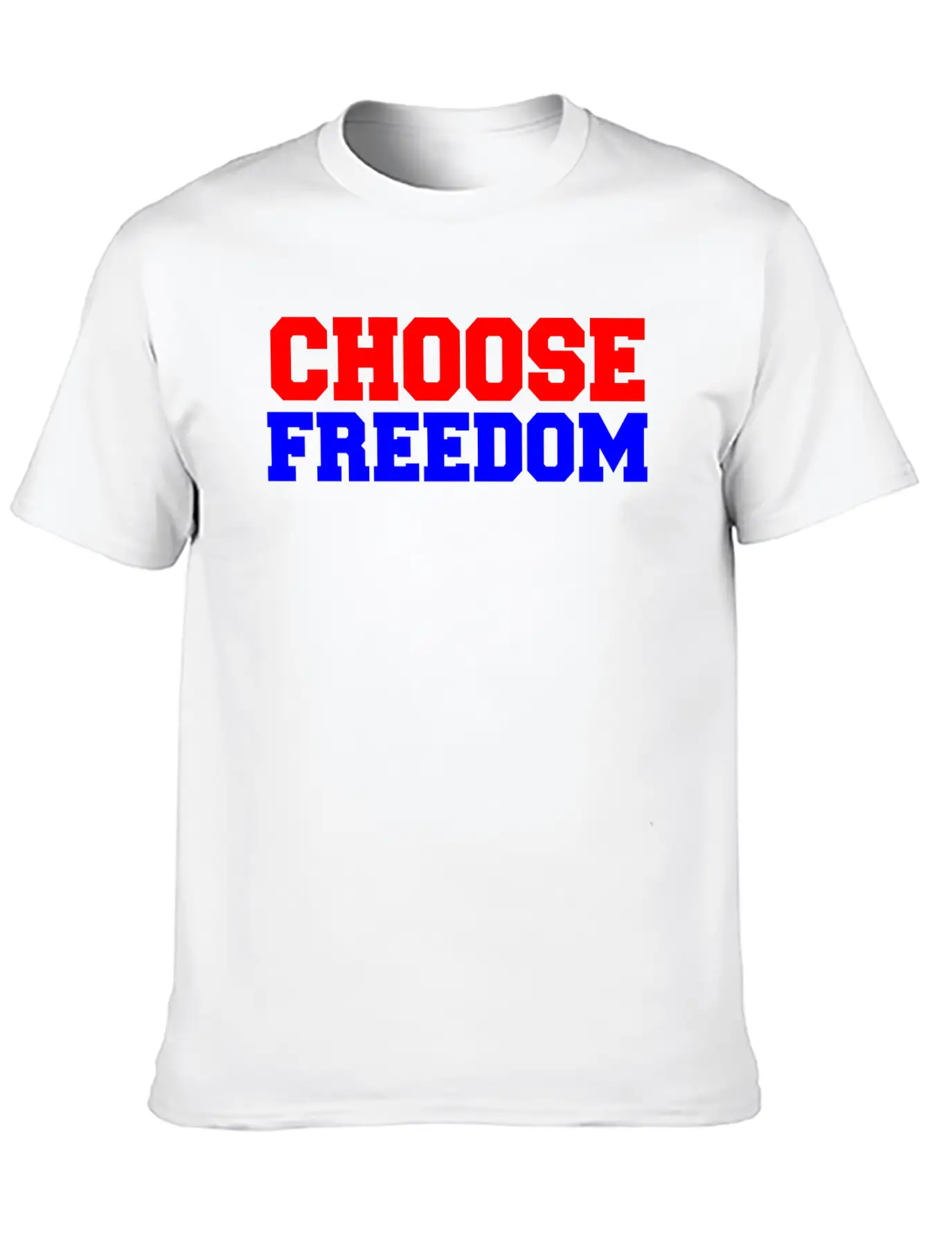 CHOOSE FREEDOM Timeless Short Sleeve Tee – Comfy And Minimalist Design
