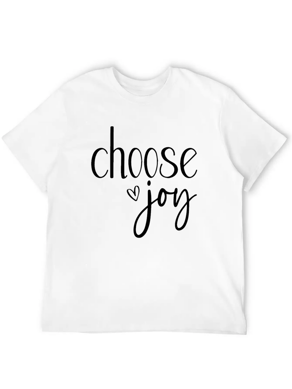 Choose Joy Basic Graphic T-Shirt – Daily Comfort In Soft Cotton