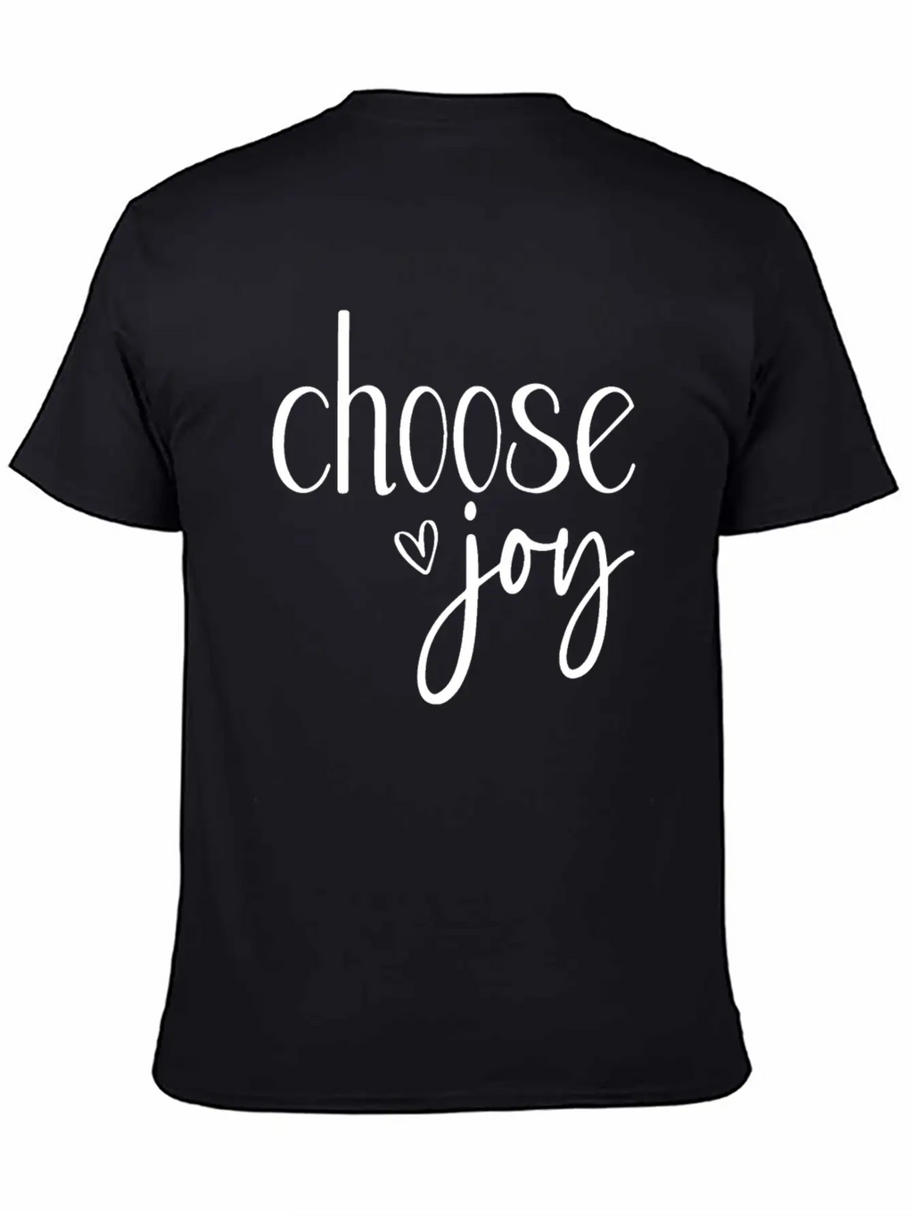 Choose Joy Basic Graphic T-Shirt – Daily Comfort In Soft Cotton