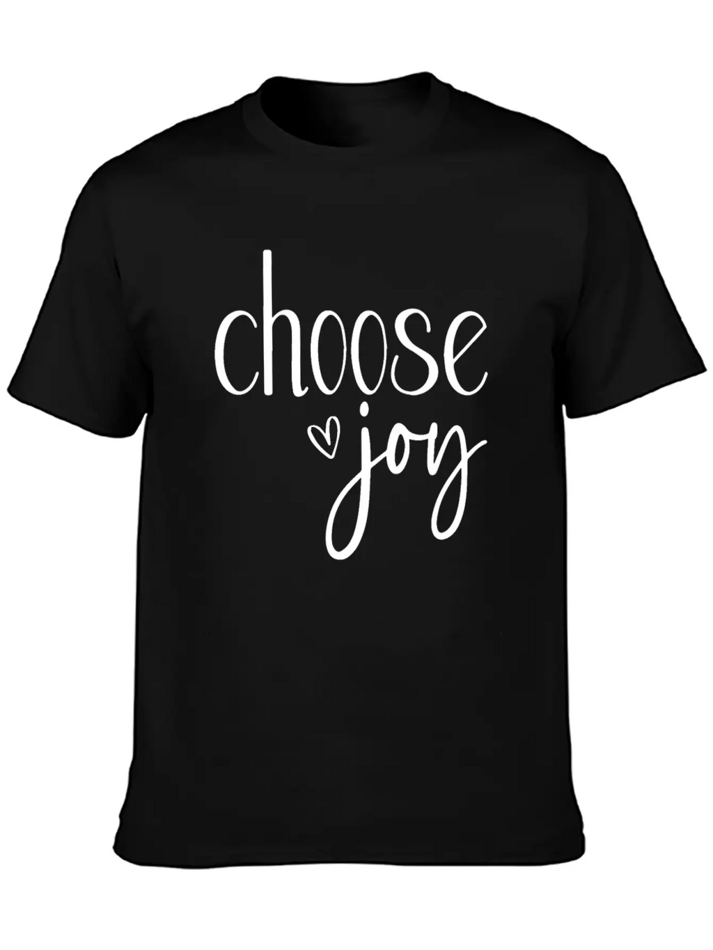Choose Joy Basic Graphic T-Shirt – Daily Comfort In Soft Cotton