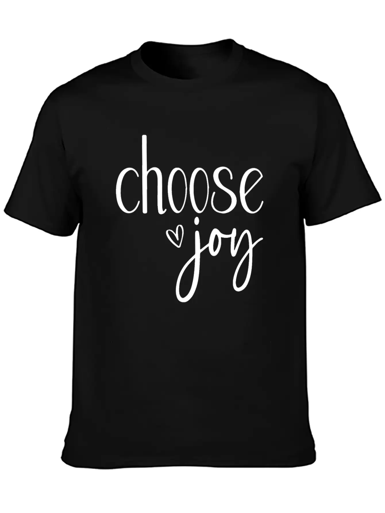 Choose Joy Basic Graphic T-Shirt – Daily Comfort In Soft Cotton