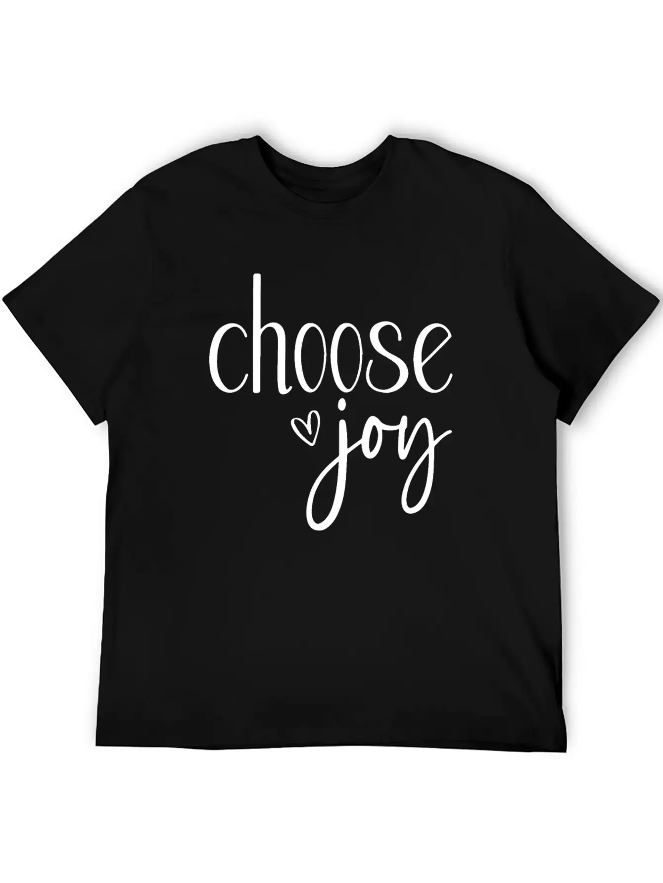 Choose Joy Basic Graphic T-Shirt – Daily Comfort In Soft Cotton