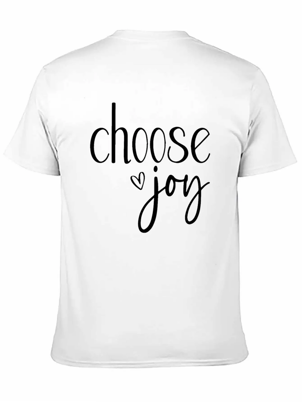 Choose Joy Basic Graphic T-Shirt – Daily Comfort In Soft Cotton
