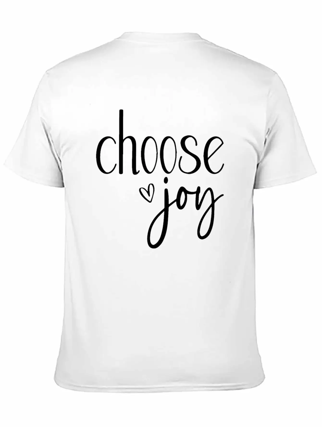 Choose Joy Basic Graphic T-Shirt – Daily Comfort In Soft Cotton