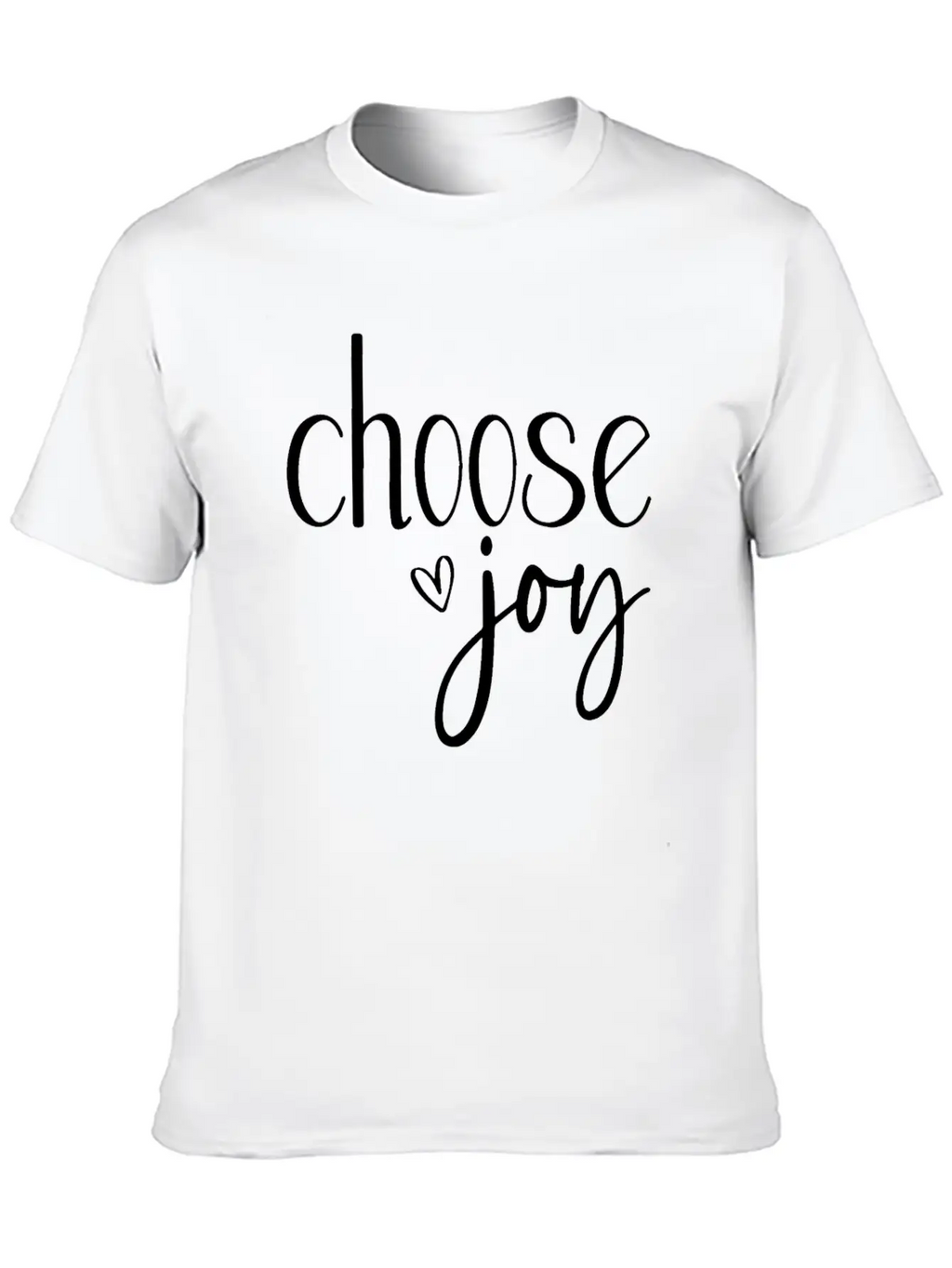 Choose Joy Basic Graphic T-Shirt – Daily Comfort In Soft Cotton