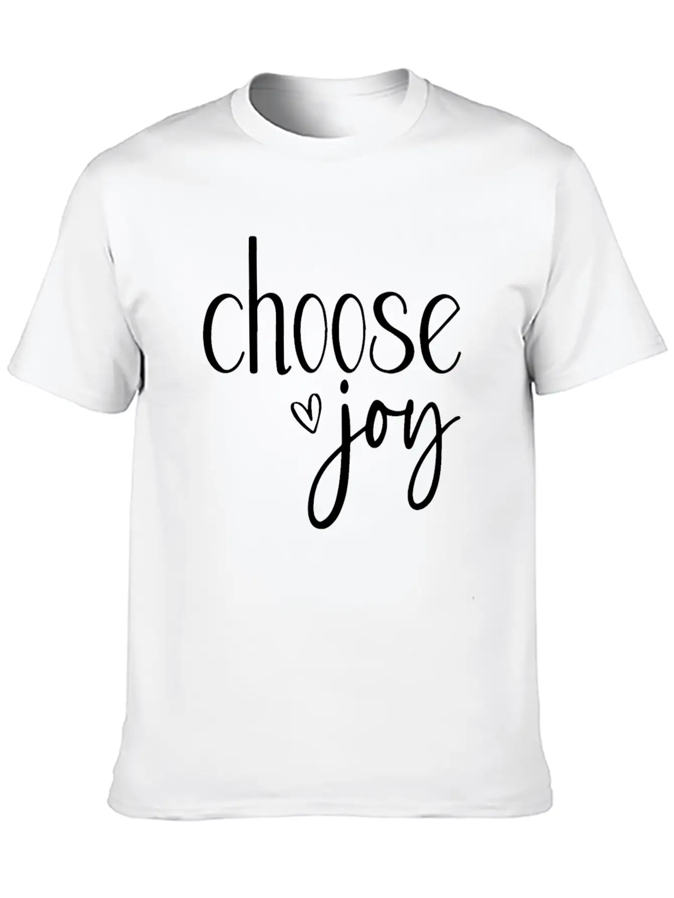 Choose Joy Basic Graphic T-Shirt – Daily Comfort In Soft Cotton