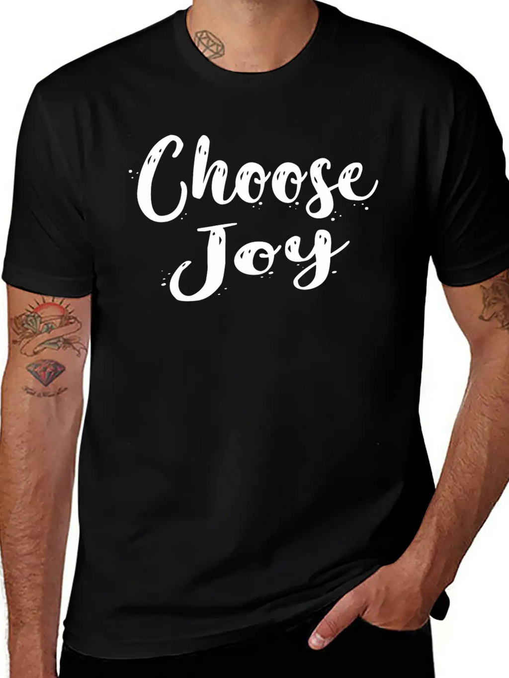 Choose Joy Classic Cotton Tee – Unisex Comfort For Any Season