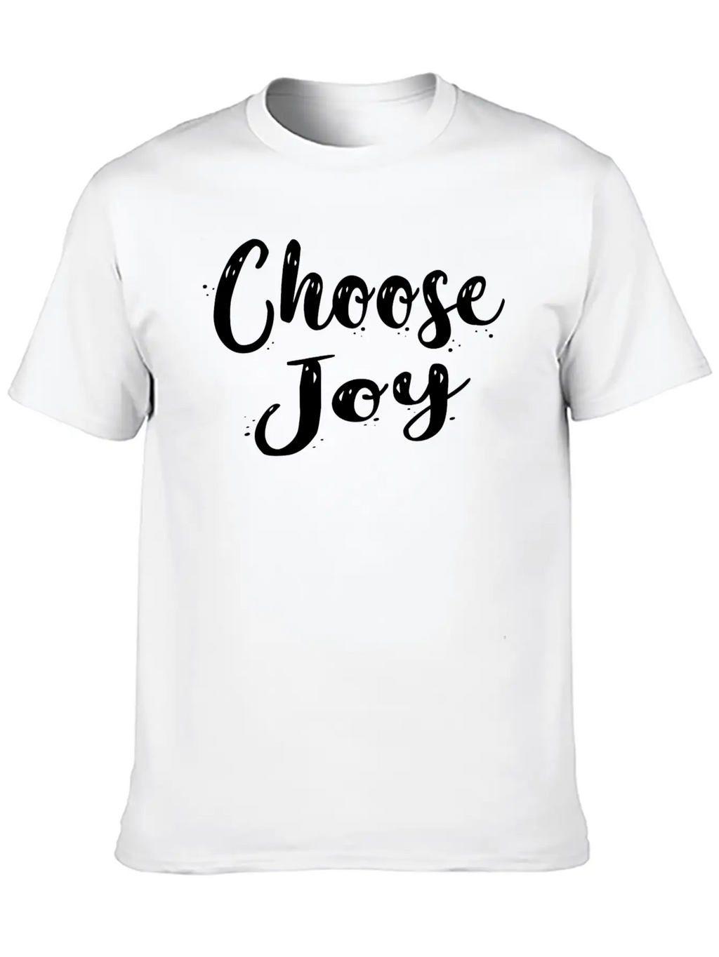 Choose Joy Classic Cotton Tee – Unisex Comfort For Any Season