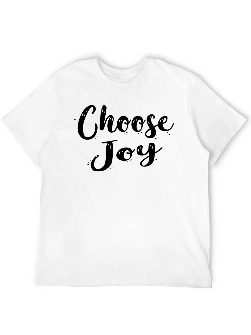 Choose Joy Classic Cotton Tee – Unisex Comfort For Any Season
