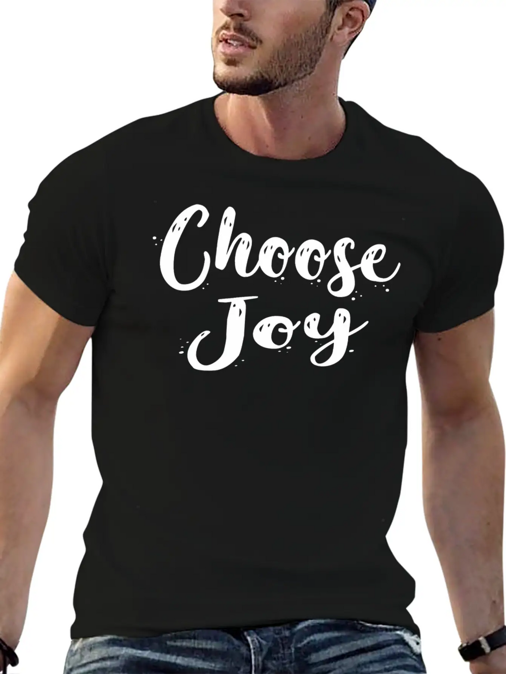 Choose Joy Classic Cotton Tee – Unisex Comfort For Any Season