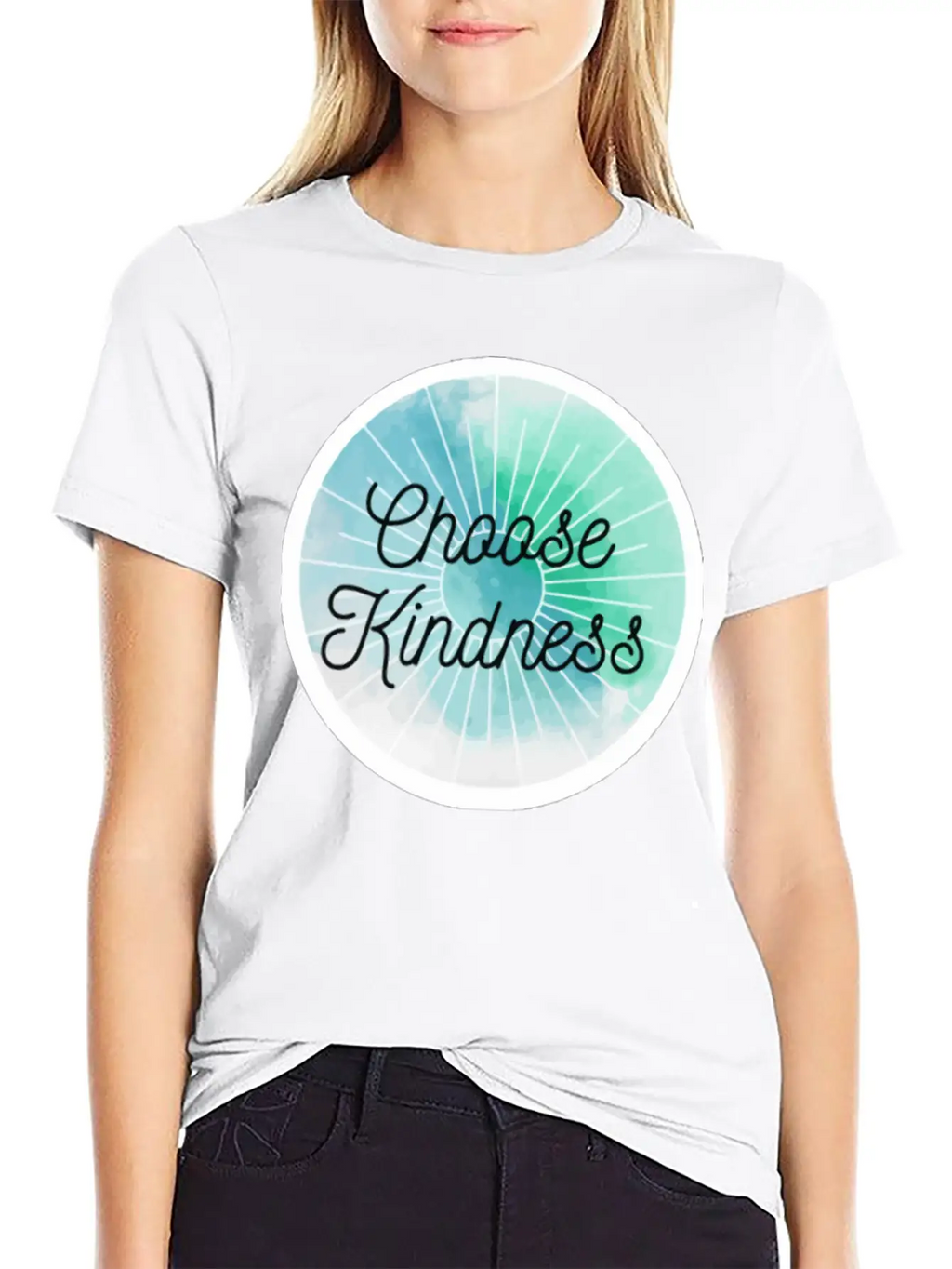 Choose Kindness Basic Graphic T-Shirt – Daily Comfort In Soft Cotton