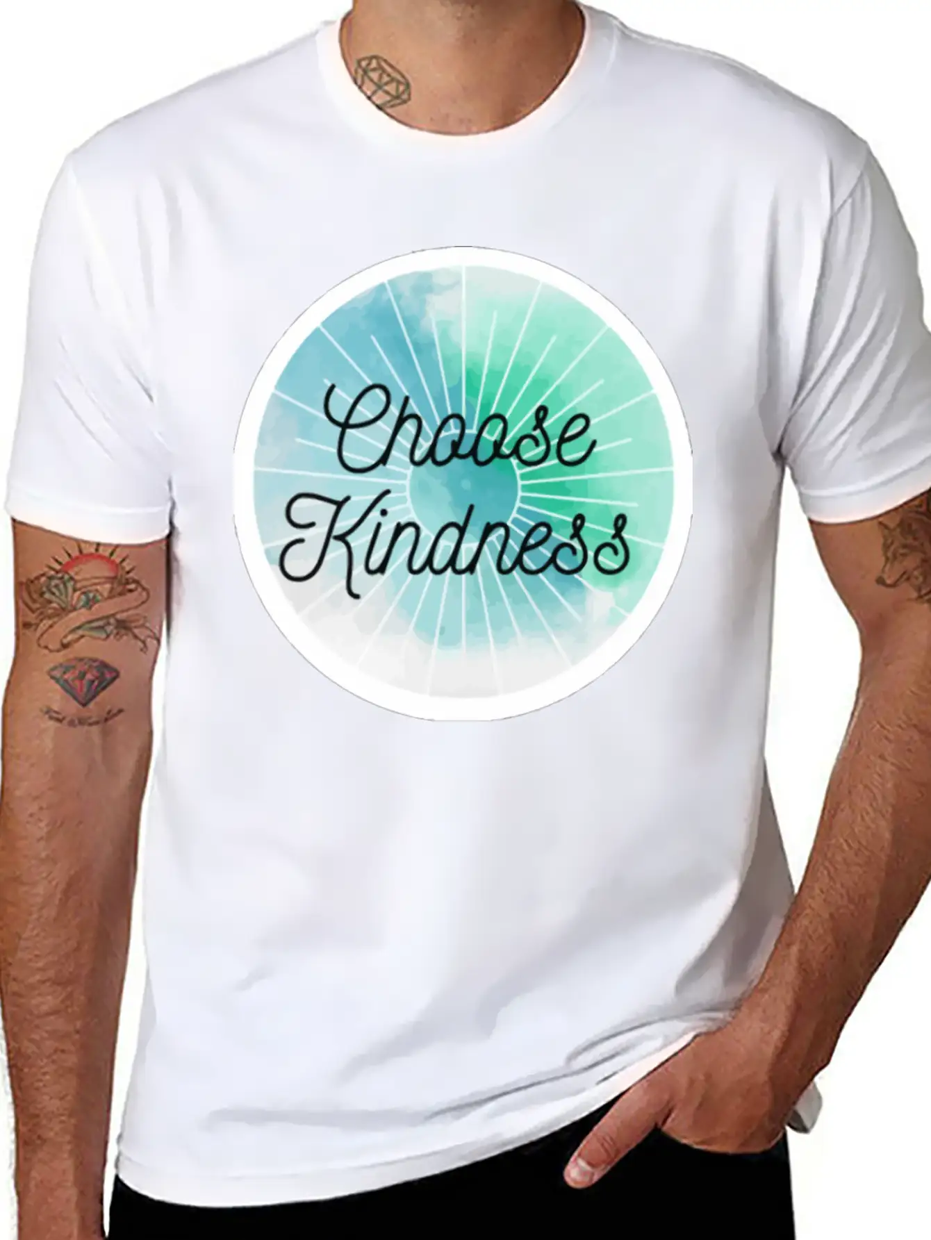 Choose Kindness Basic Graphic T-Shirt – Daily Comfort In Soft Cotton