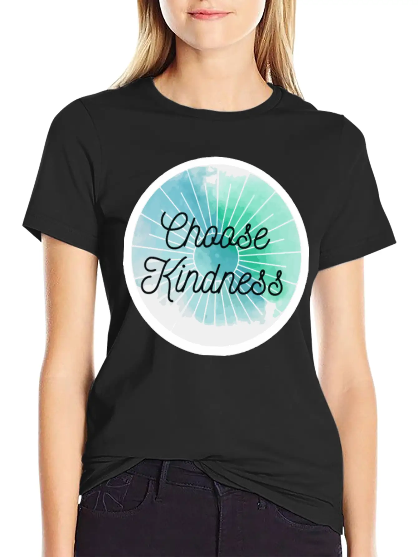 Choose Kindness Basic Graphic T-Shirt – Daily Comfort In Soft Cotton