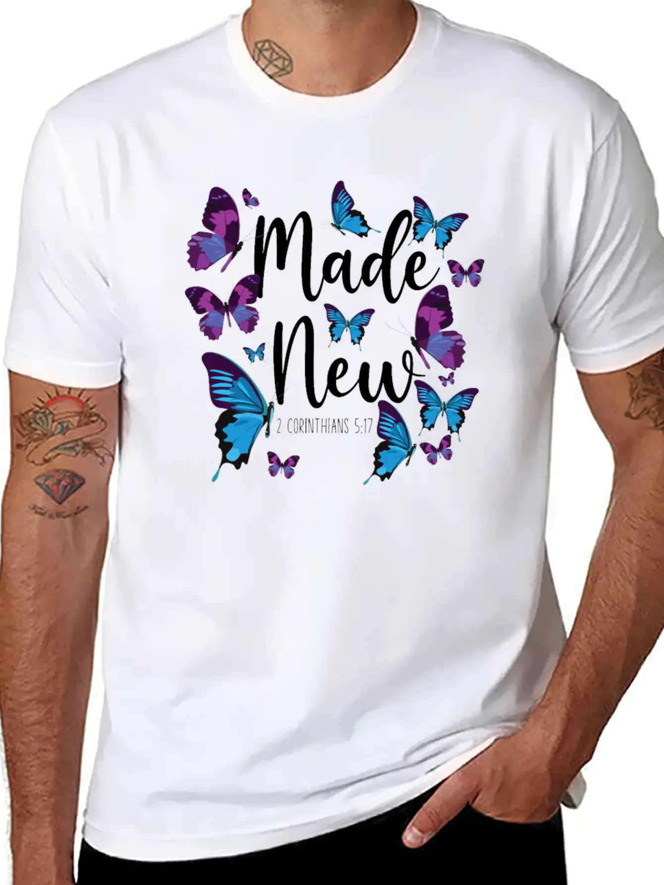 Christian Bible Verse Quote Essential Cotton Tee For Daily Outfits – Unisex Style