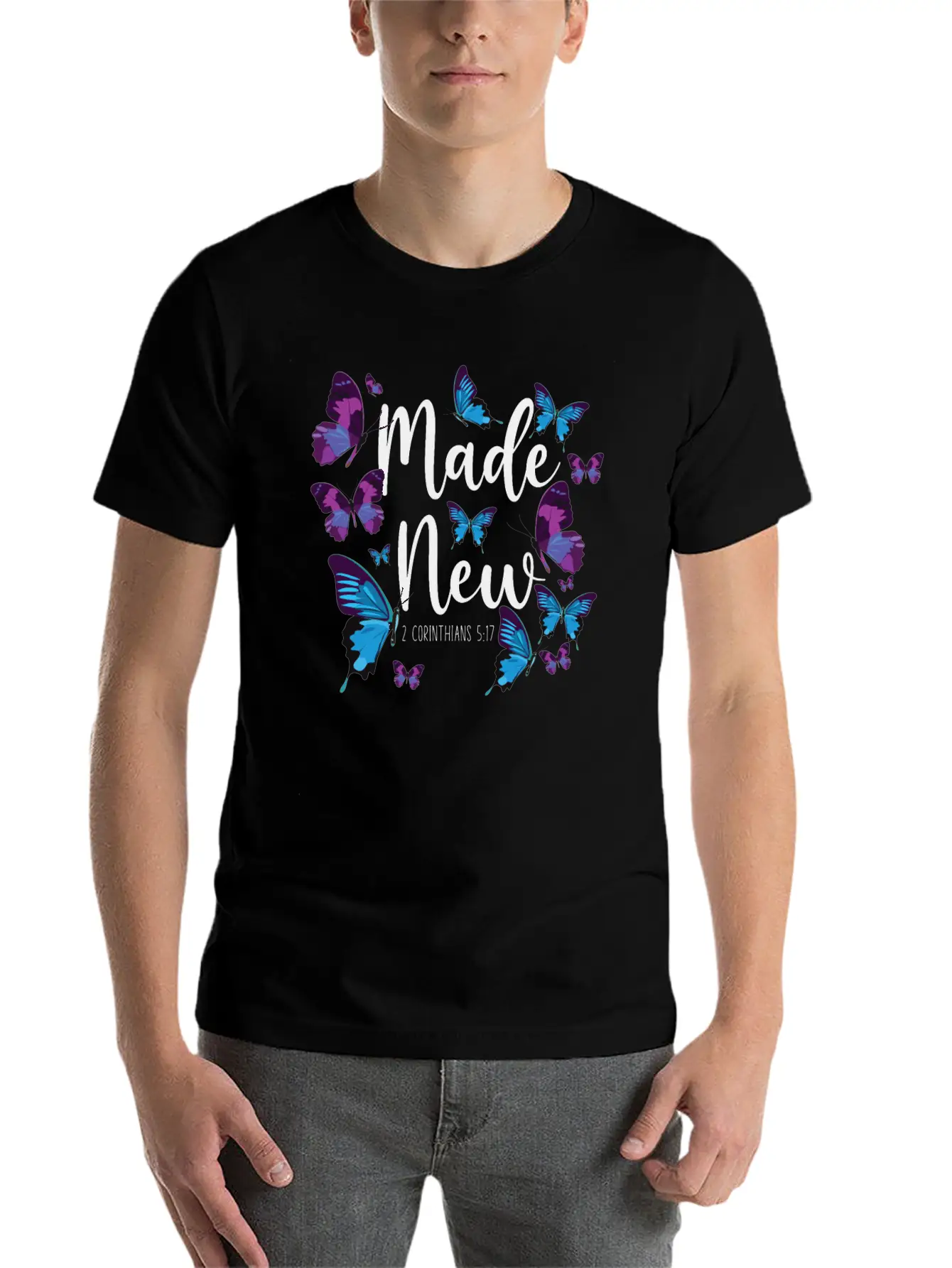 Christian Bible Verse Quote Essential Cotton Tee For Daily Outfits – Unisex Style