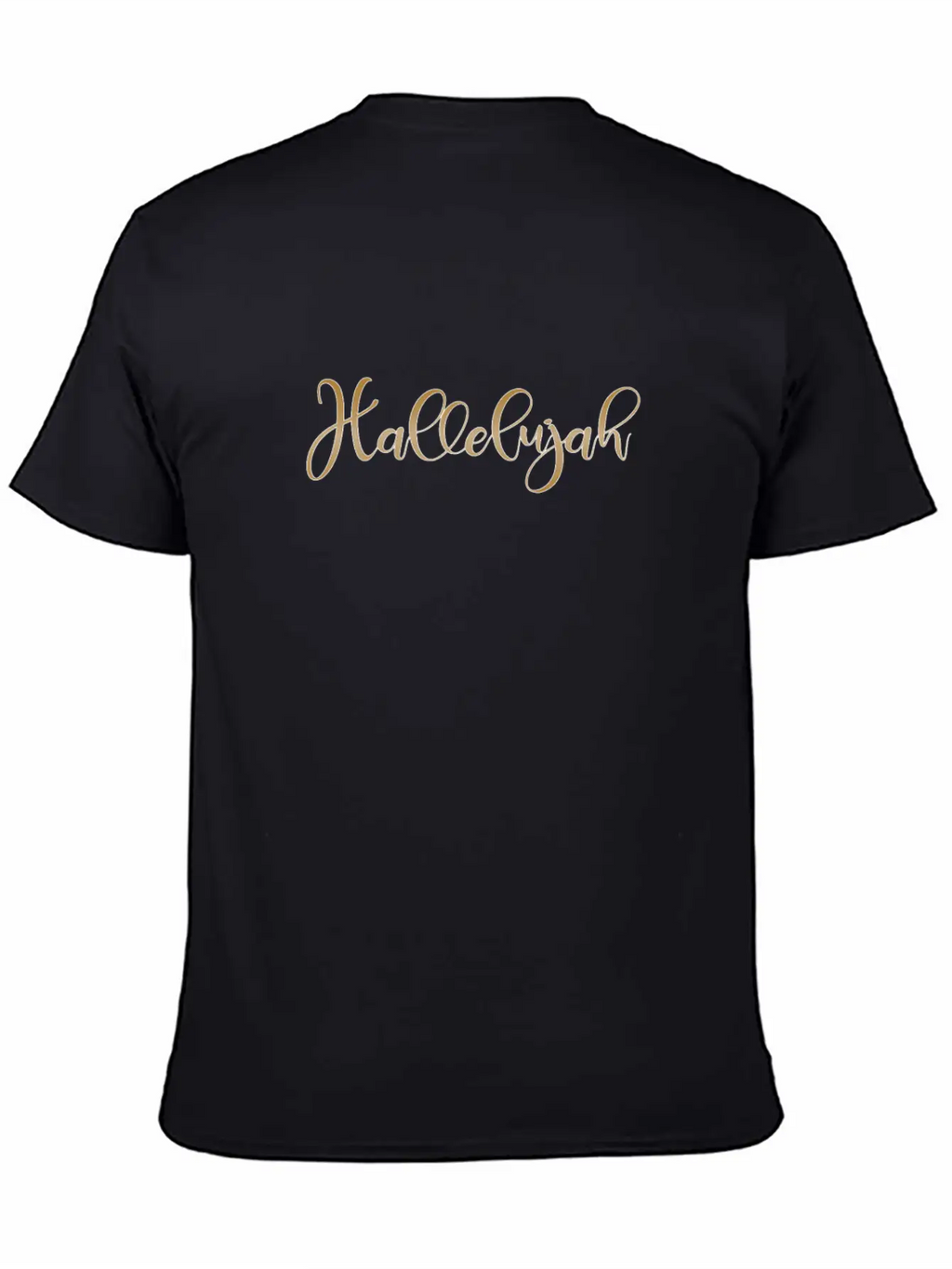 Christian Design Hallelujah Breathable Graphic T-Shirt – Perfect For Casual Days