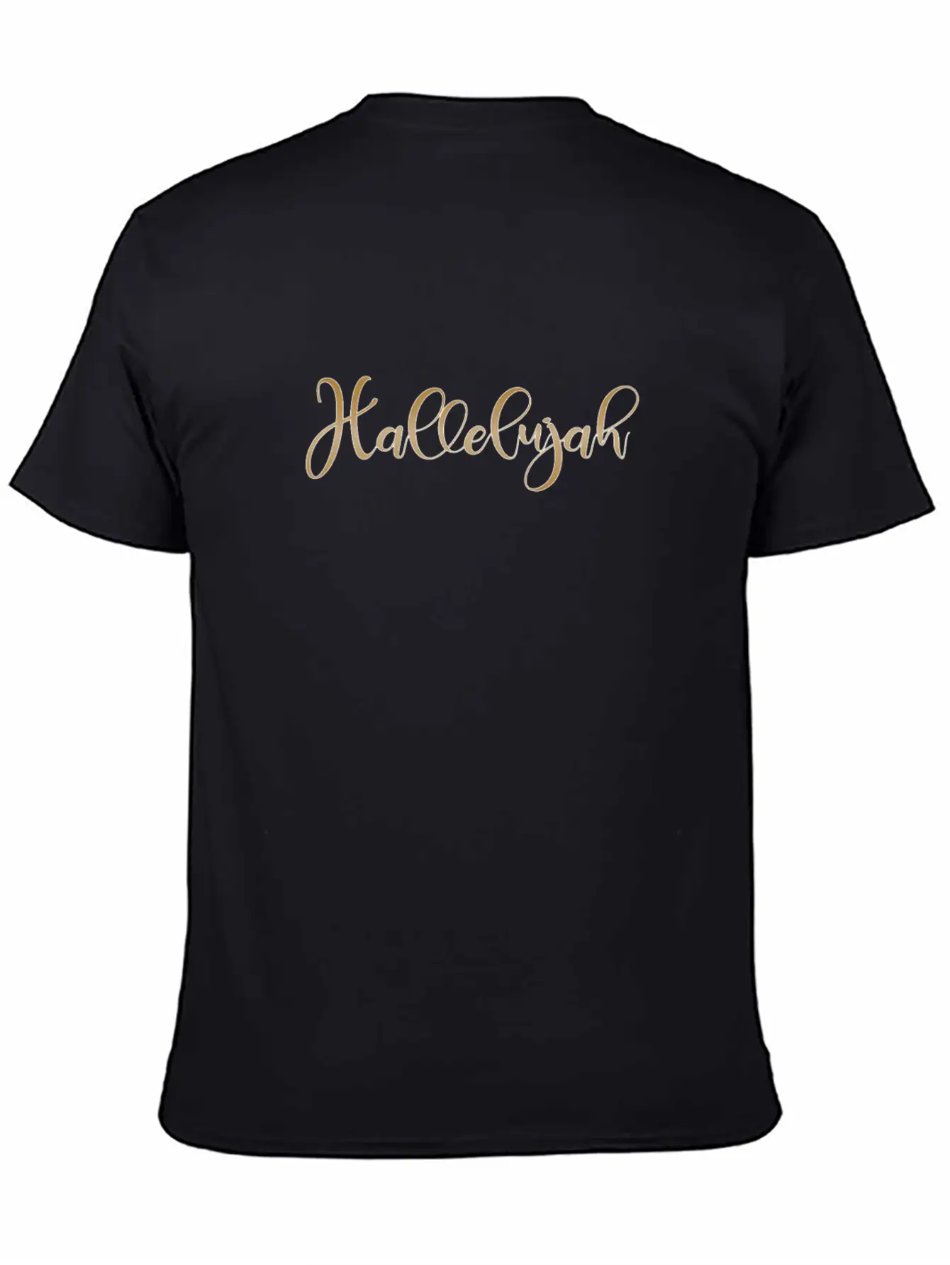 Christian Design Hallelujah Breathable Graphic T-Shirt – Perfect For Casual Days