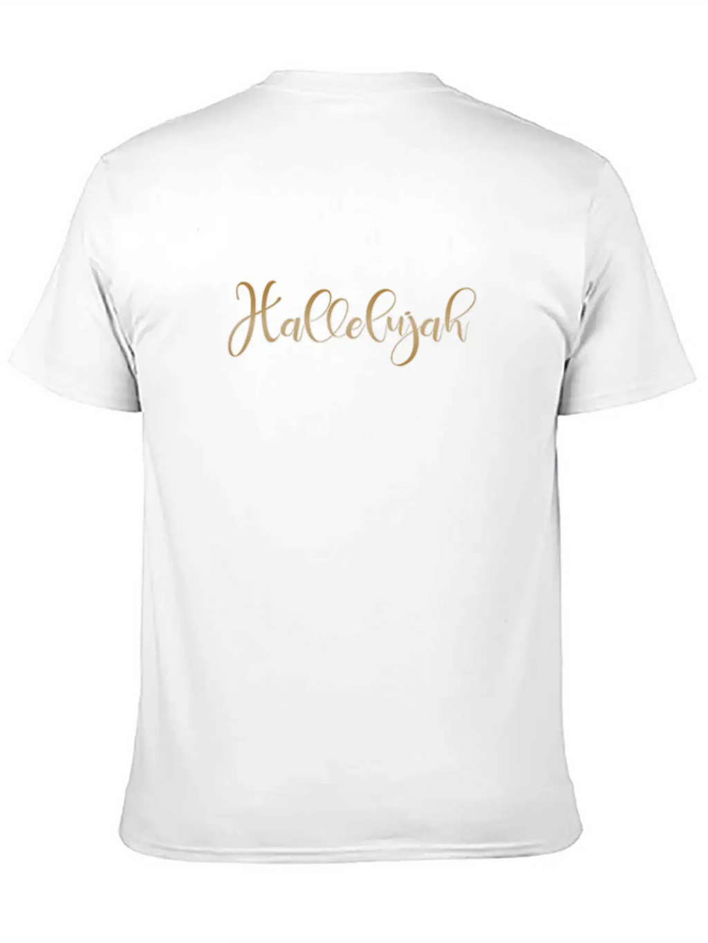 Christian Design Hallelujah Breathable Graphic T-Shirt – Perfect For Casual Days