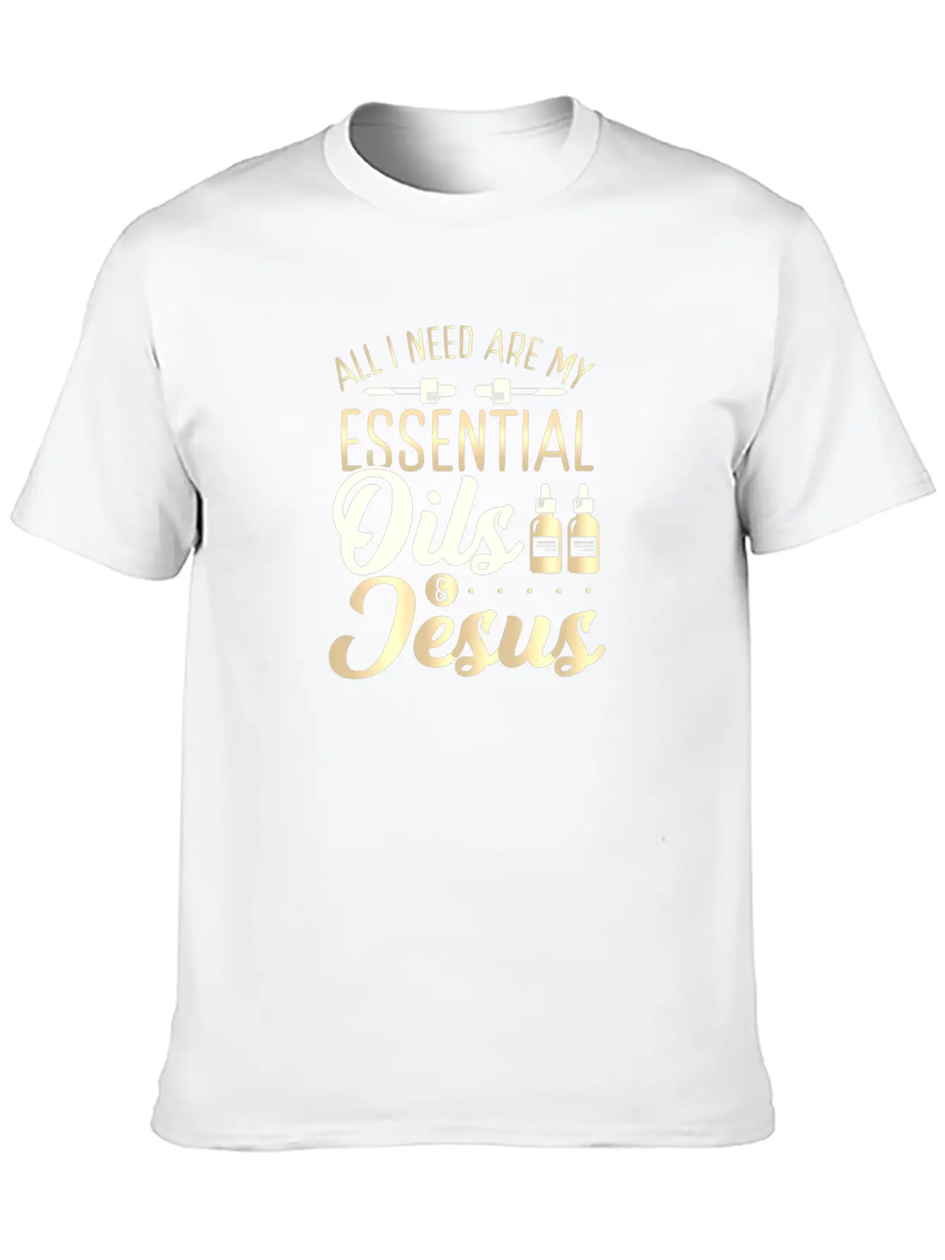 Christian EO Practitioner All I Need Are Timeless Short Sleeve Tee – Comfy And Minimalist Design