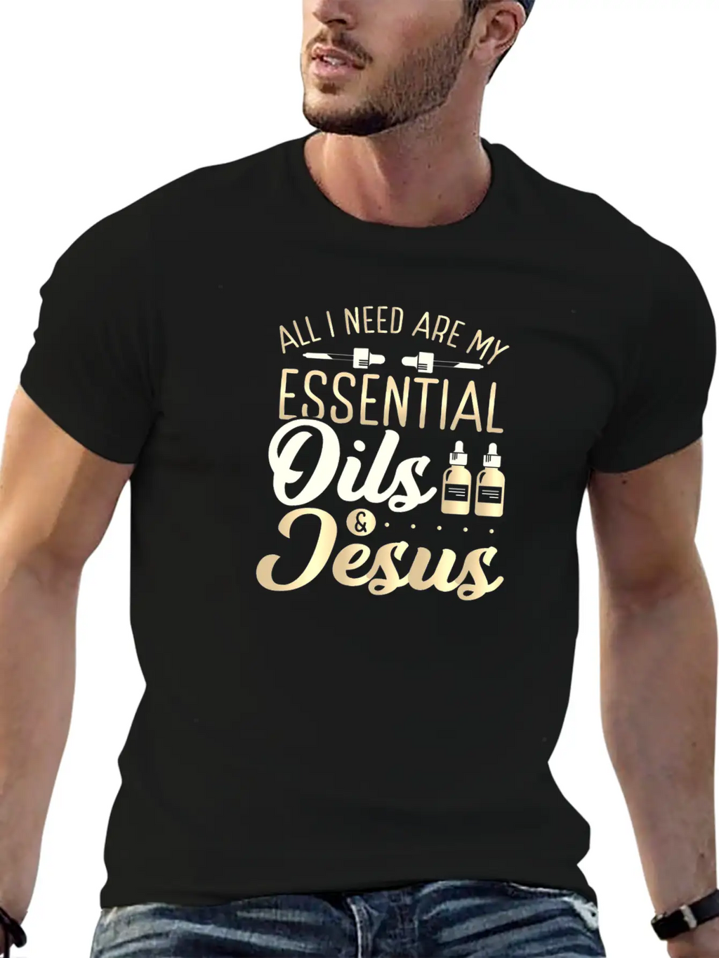 Christian EO Practitioner All I Need Are Timeless Short Sleeve Tee – Comfy And Minimalist Design