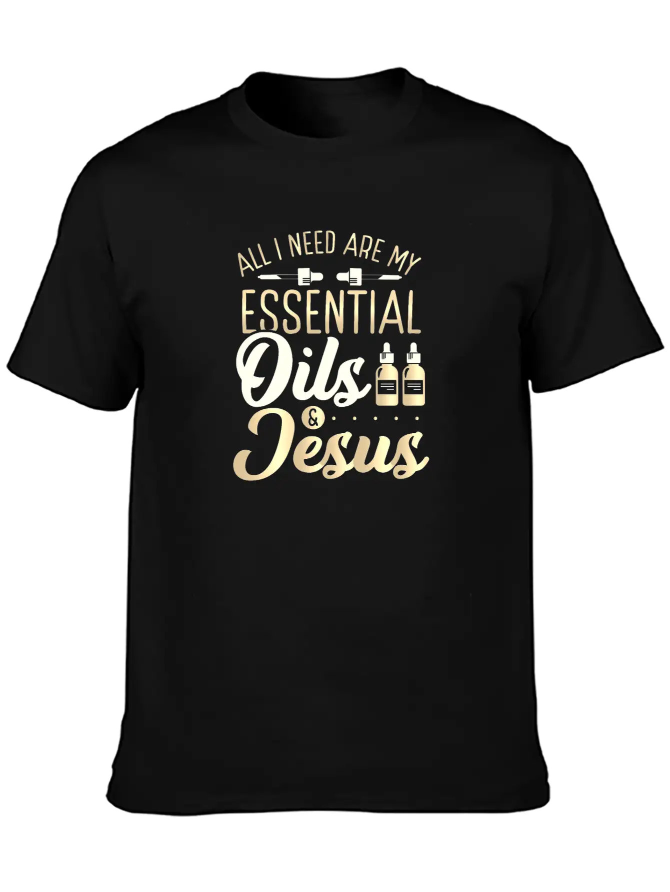 Christian EO Practitioner All I Need Are Timeless Short Sleeve Tee – Comfy And Minimalist Design