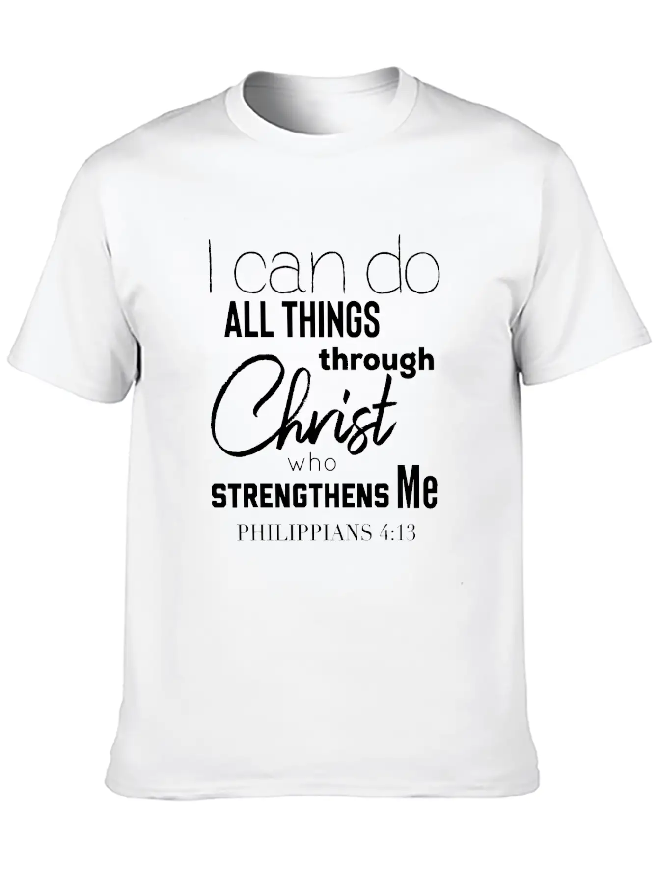 Christian Themed Bible Verse T Shirt God Christ Breathable Graphic T-Shirt – Perfect For Casual Days