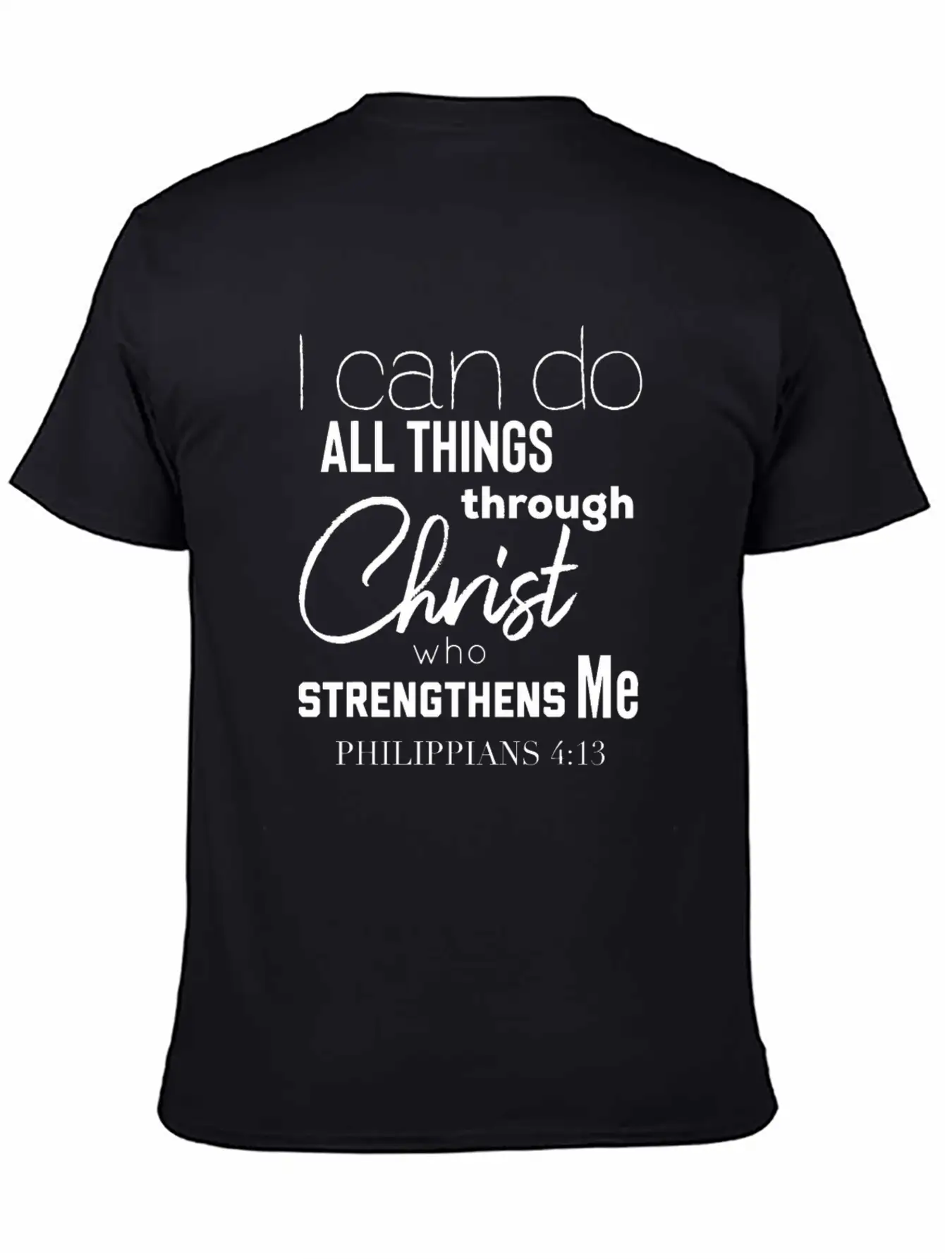 Christian Themed Bible Verse T Shirt God Christ Breathable Graphic T-Shirt – Perfect For Casual Days