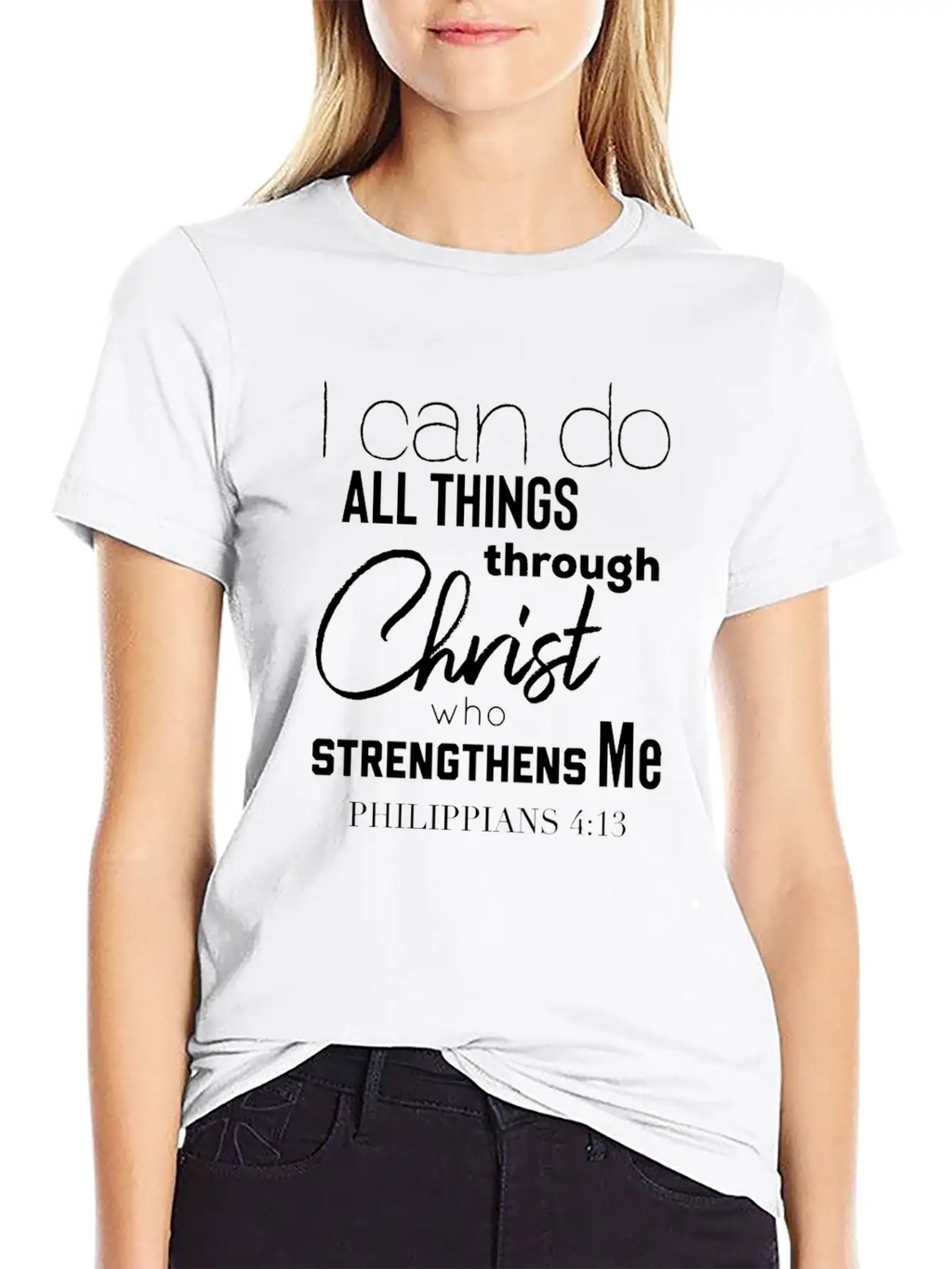 Christian Themed Bible Verse T Shirt God Christ Breathable Graphic T-Shirt – Perfect For Casual Days