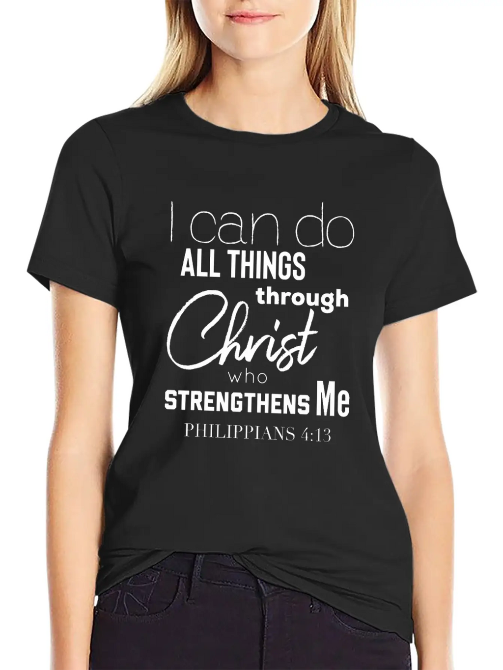 Christian Themed Bible Verse T Shirt God Christ Breathable Graphic T-Shirt – Perfect For Casual Days