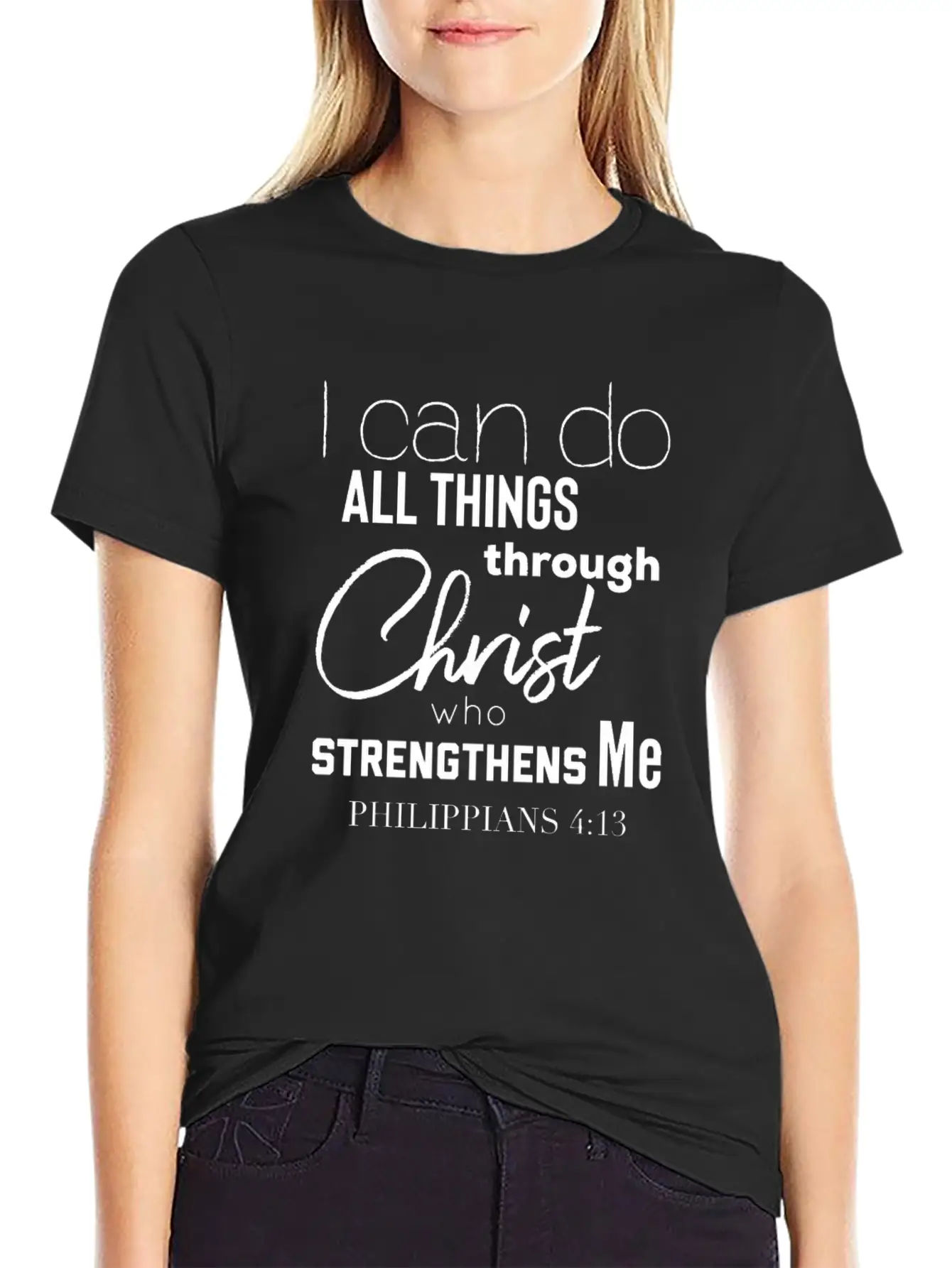 Christian Themed Bible Verse T Shirt God Christ Breathable Graphic T-Shirt – Perfect For Casual Days