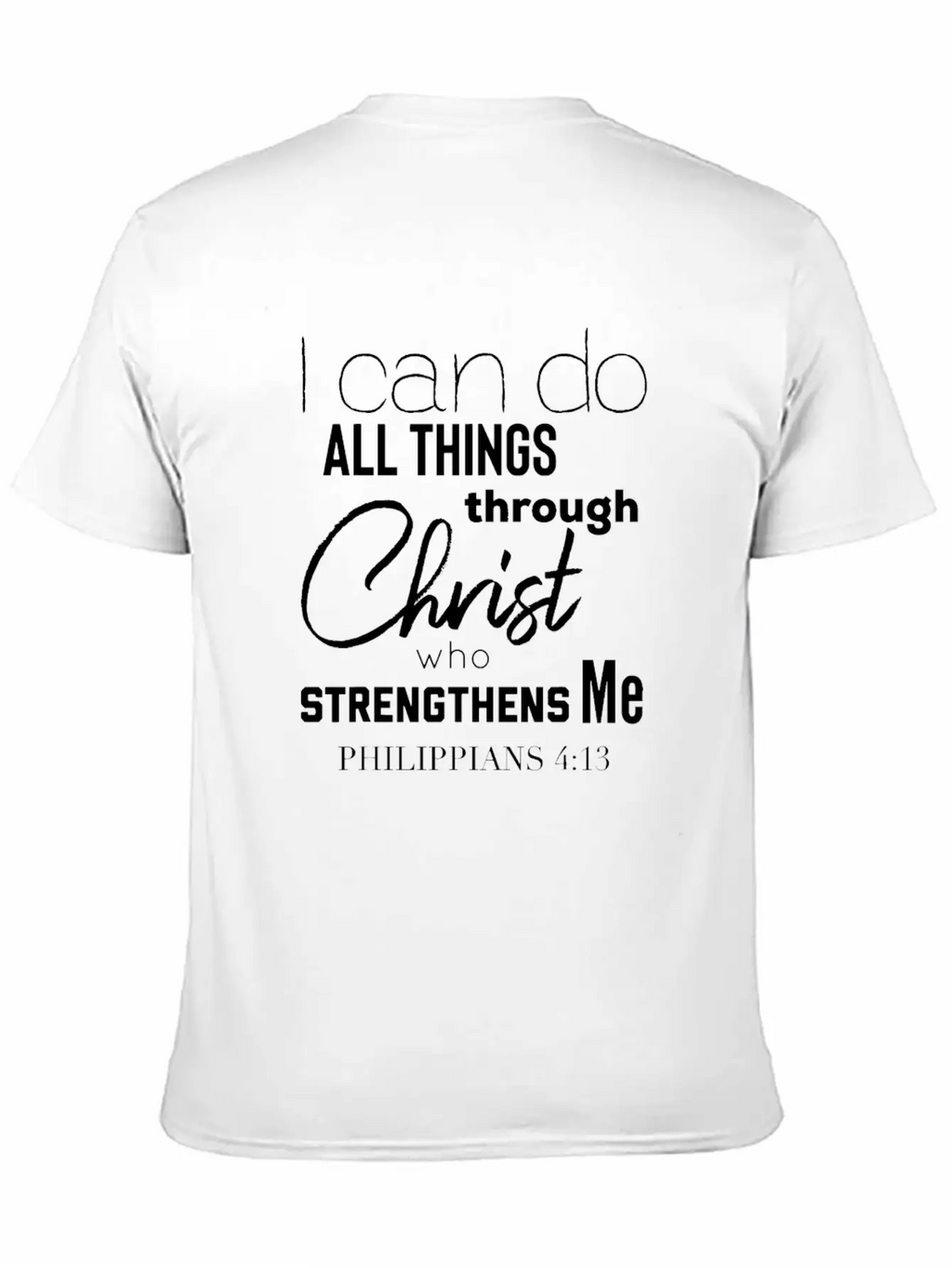 Christian Themed Bible Verse T Shirt God Christ Breathable Graphic T-Shirt – Perfect For Casual Days