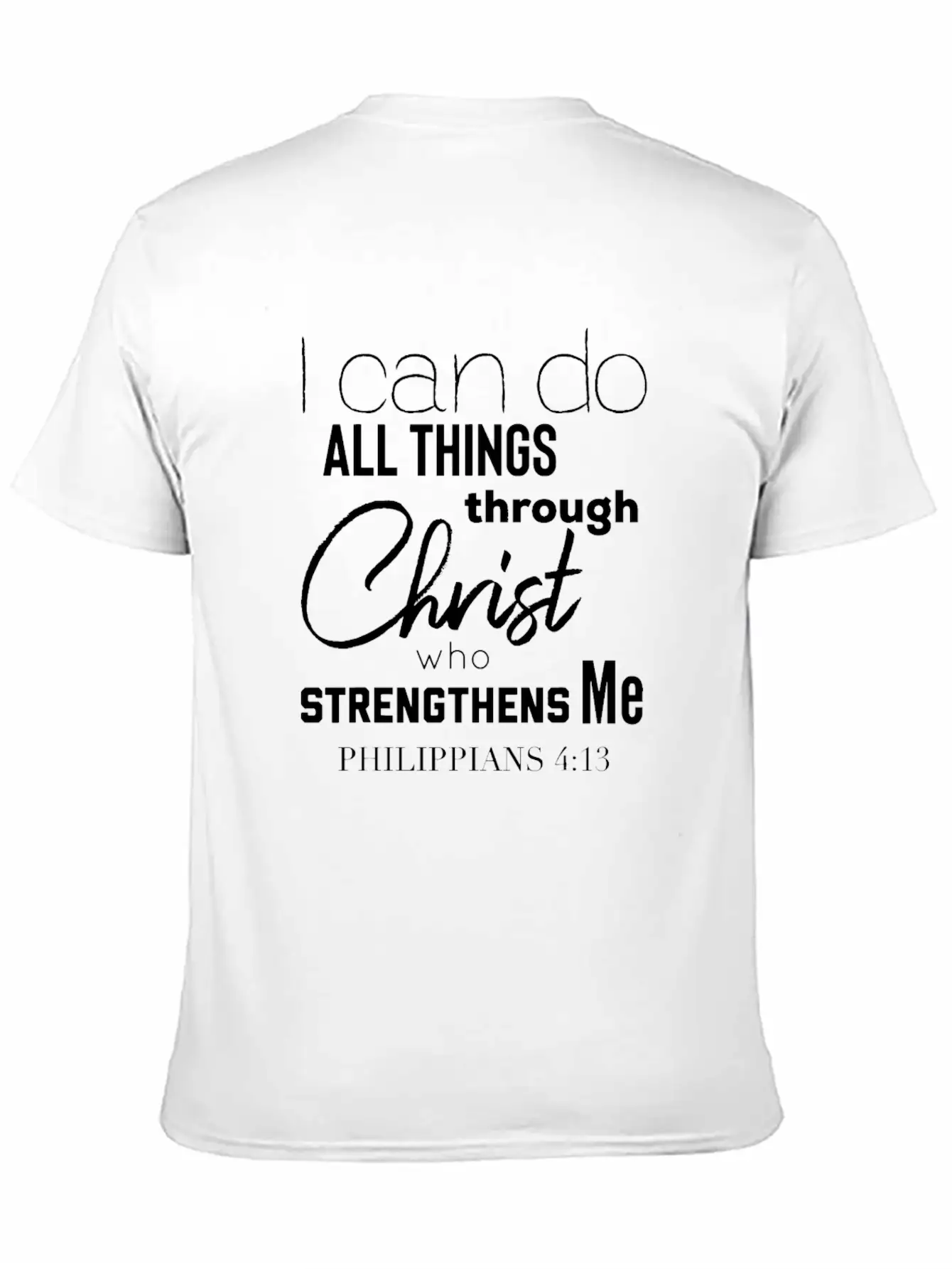 Christian Themed Bible Verse T Shirt God Christ Breathable Graphic T-Shirt – Perfect For Casual Days