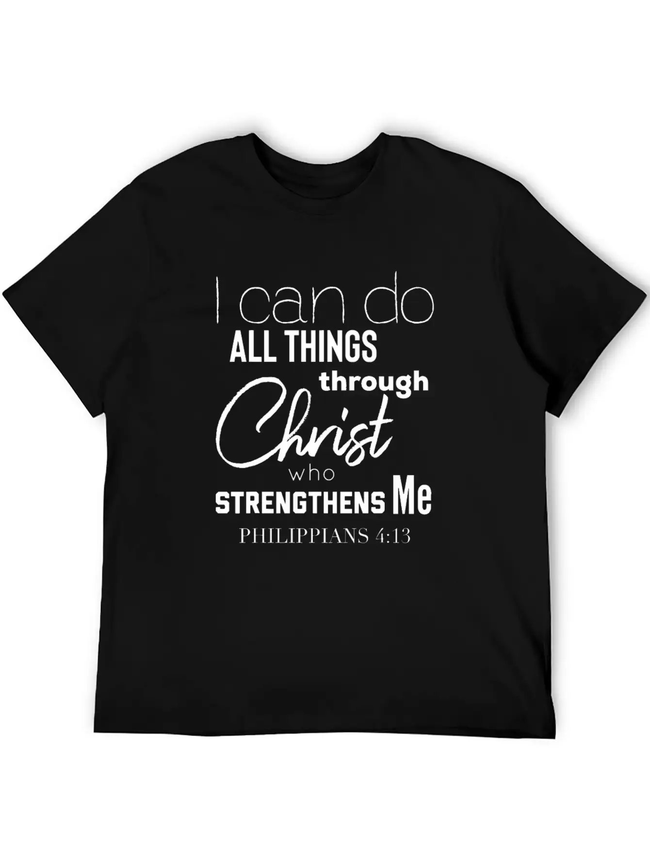 Christian Themed Bible Verse T Shirt God Christ Breathable Graphic T-Shirt – Perfect For Casual Days