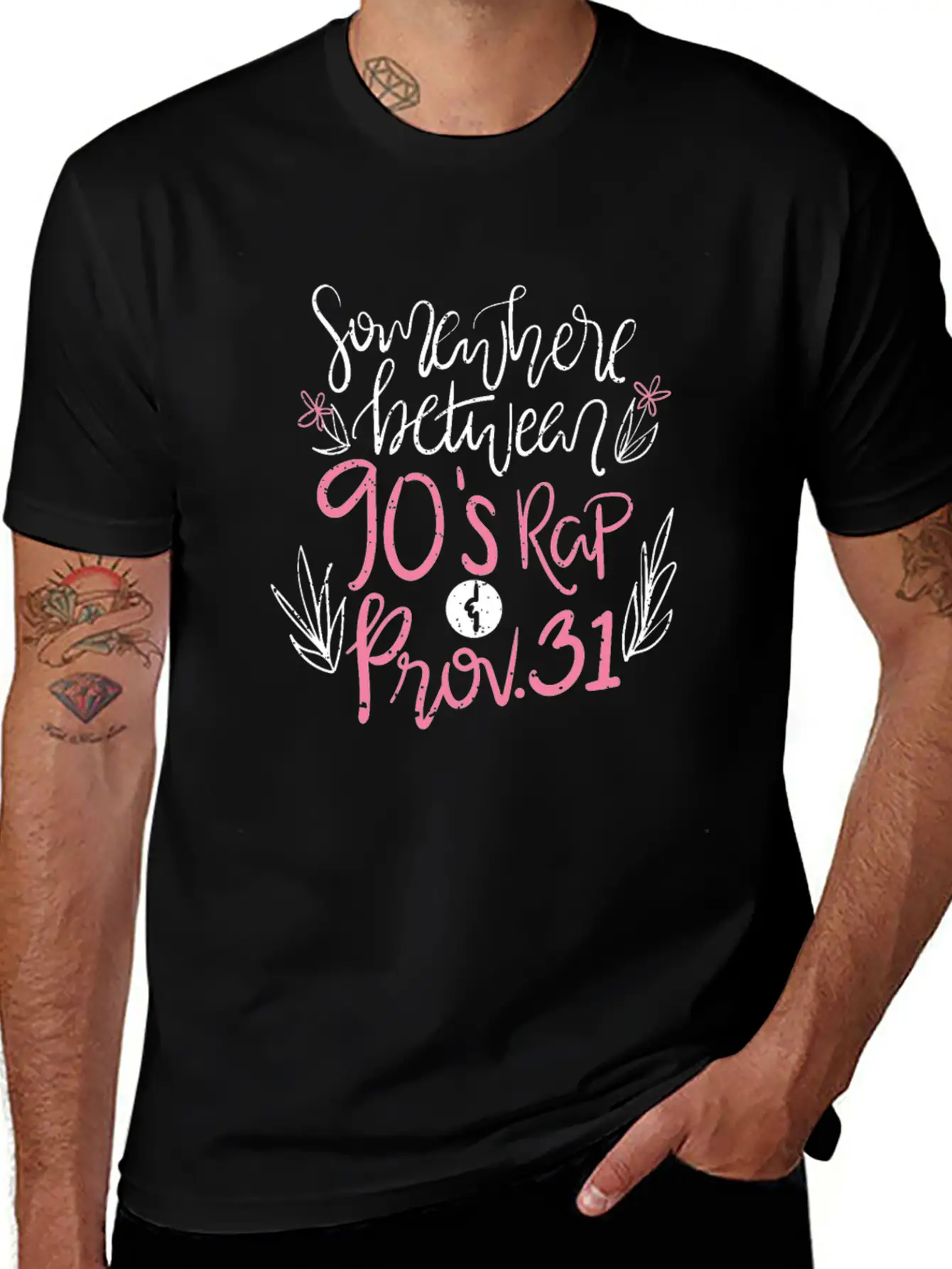CHRISTIANITY: 90s Rap & Prov 31 Breathable Graphic T-Shirt – Perfect For Casual Days