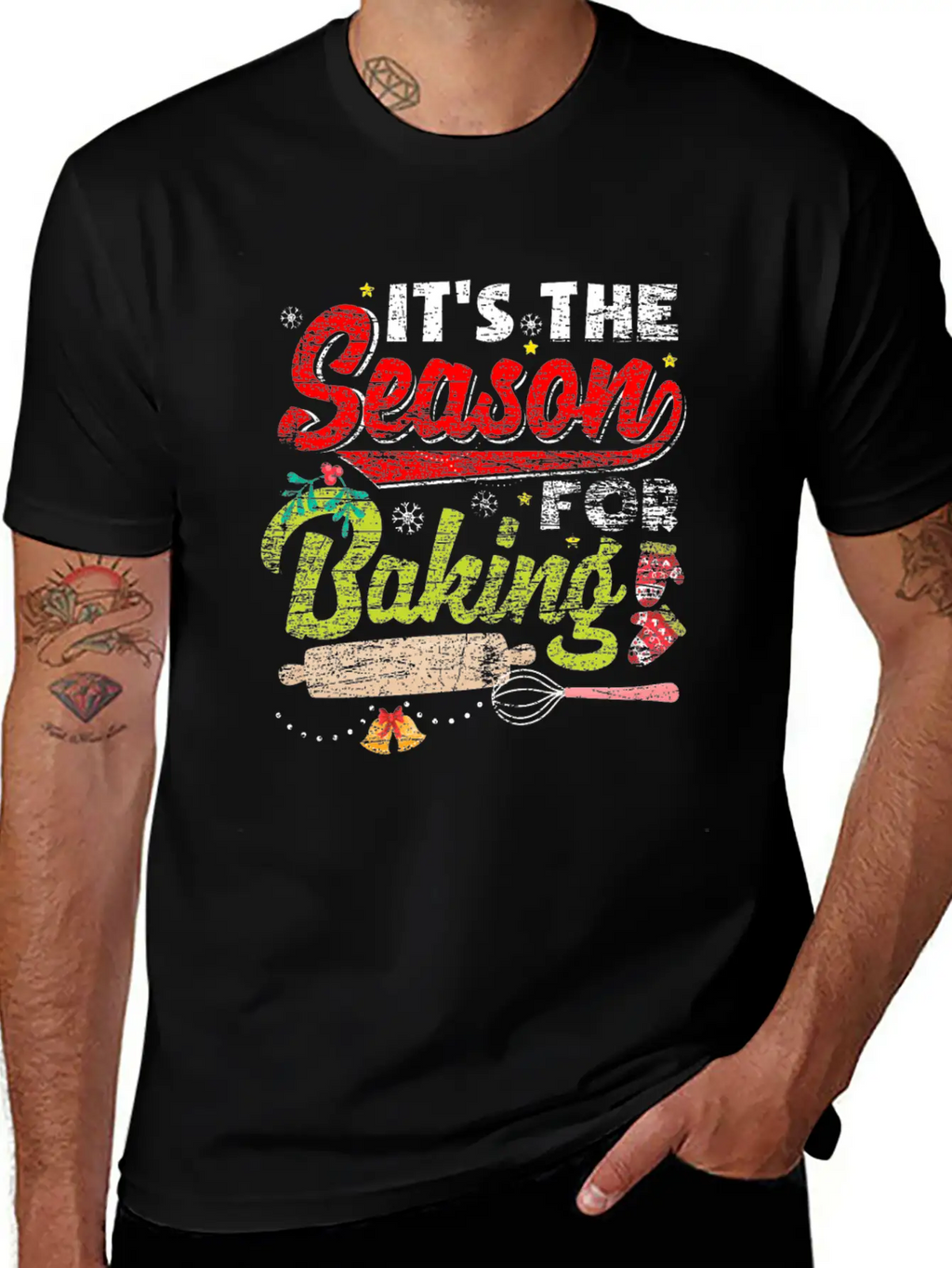 Christmas Baking Timeless Short Sleeve Tee – Comfy And Minimalist Design