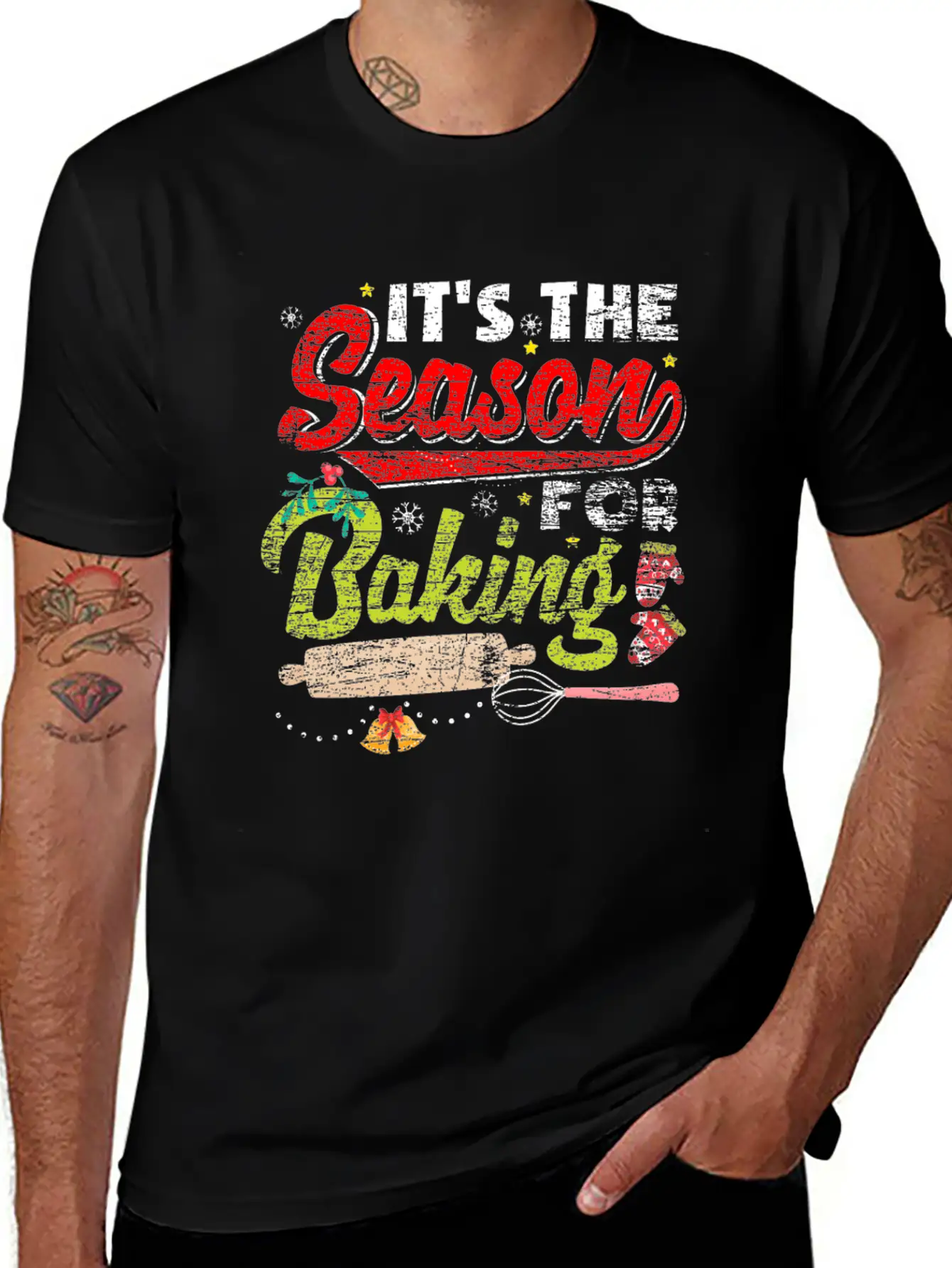 Christmas Baking Timeless Short Sleeve Tee – Comfy And Minimalist Design