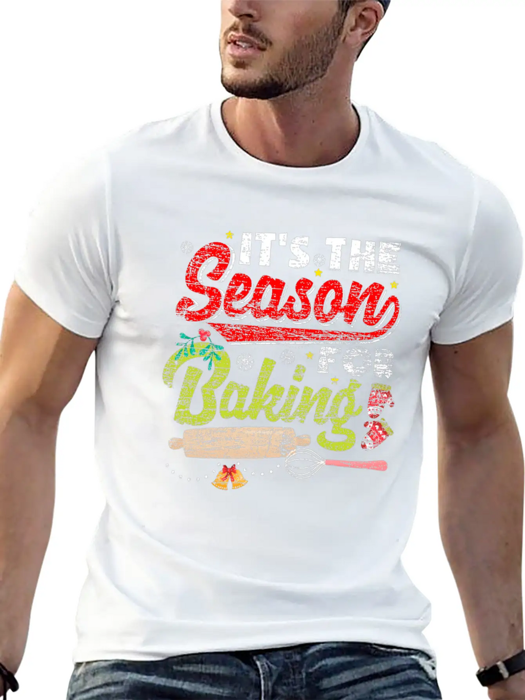 Christmas Baking Timeless Short Sleeve Tee – Comfy And Minimalist Design