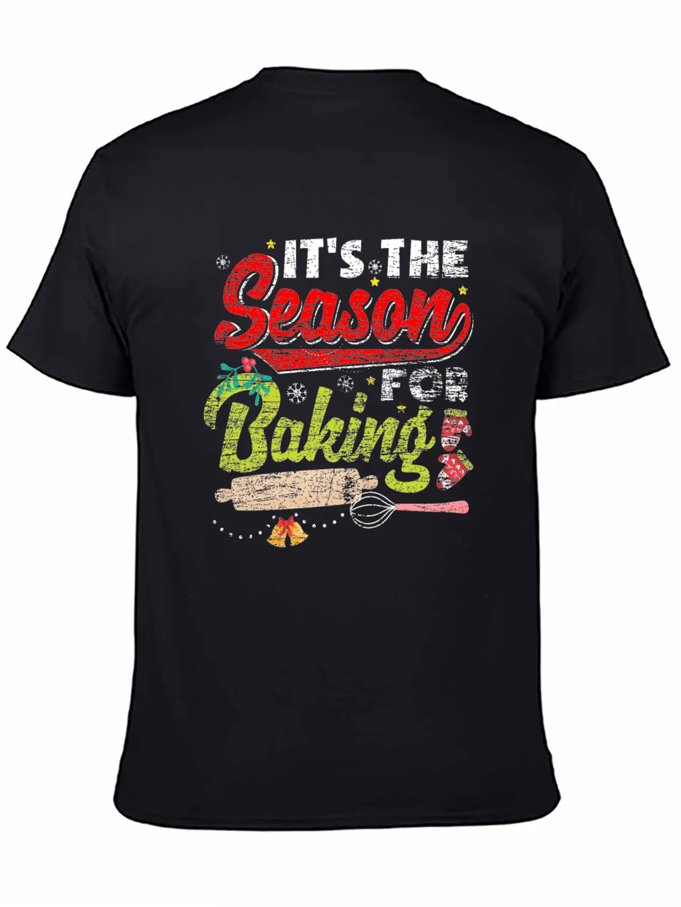 Christmas Baking Timeless Short Sleeve Tee – Comfy And Minimalist Design