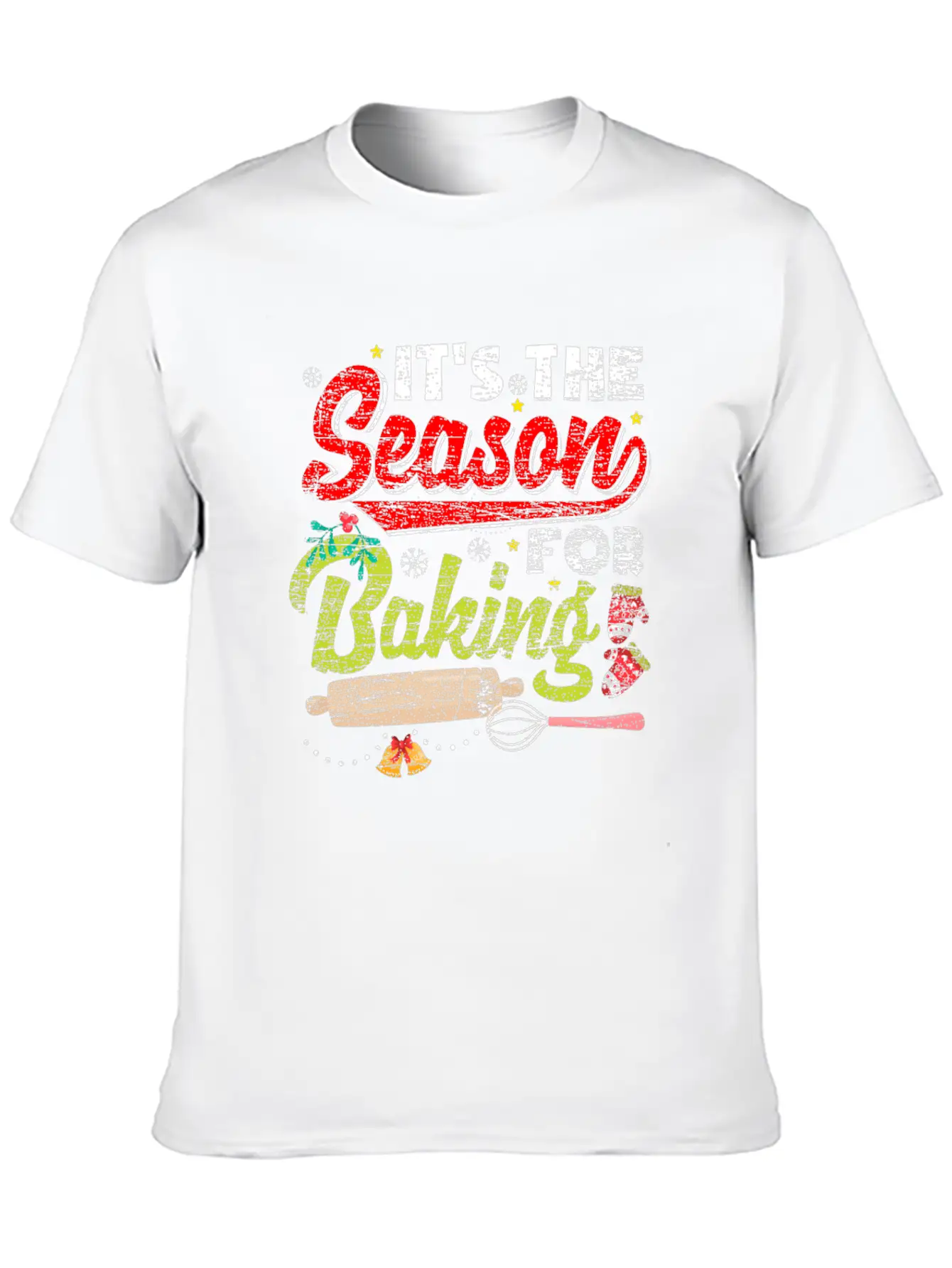 Christmas Baking Timeless Short Sleeve Tee – Comfy And Minimalist Design