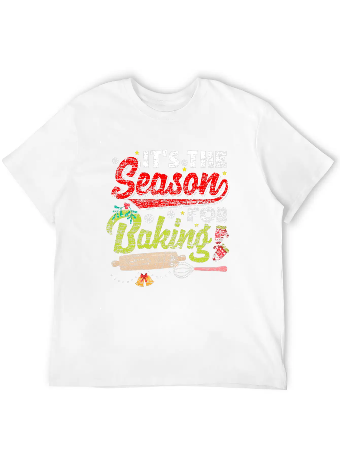 Christmas Baking Timeless Short Sleeve Tee – Comfy And Minimalist Design