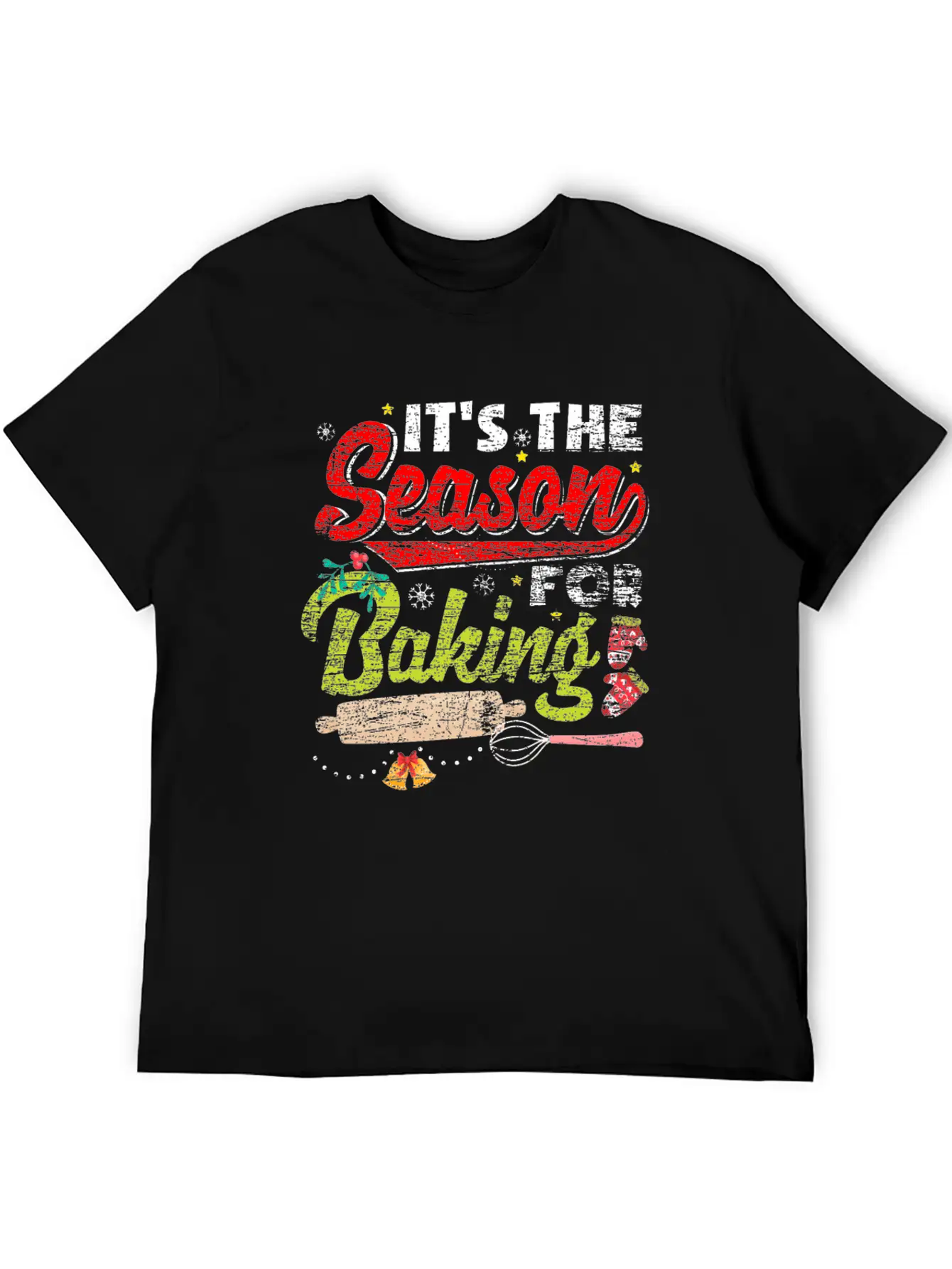 Christmas Baking Timeless Short Sleeve Tee – Comfy And Minimalist Design