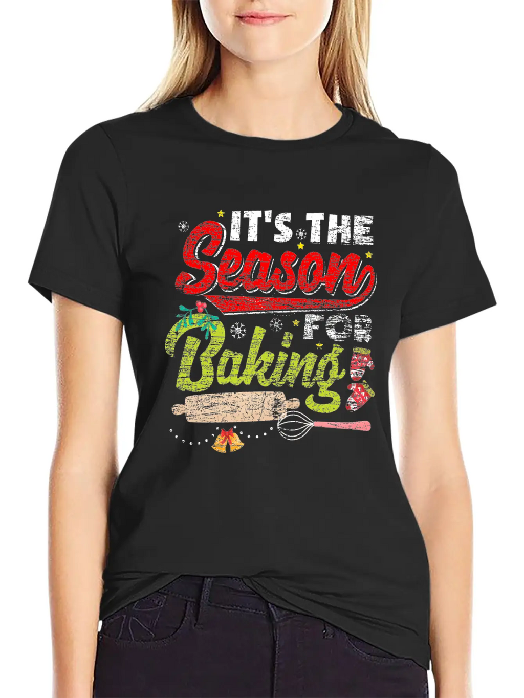 Christmas Baking Timeless Short Sleeve Tee – Comfy And Minimalist Design