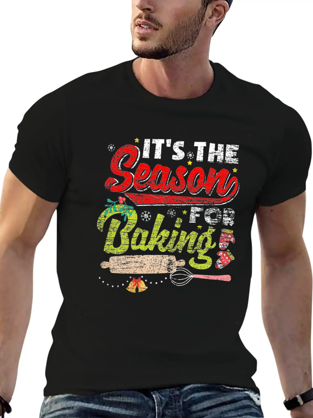 Christmas Baking Timeless Short Sleeve Tee – Comfy And Minimalist Design
