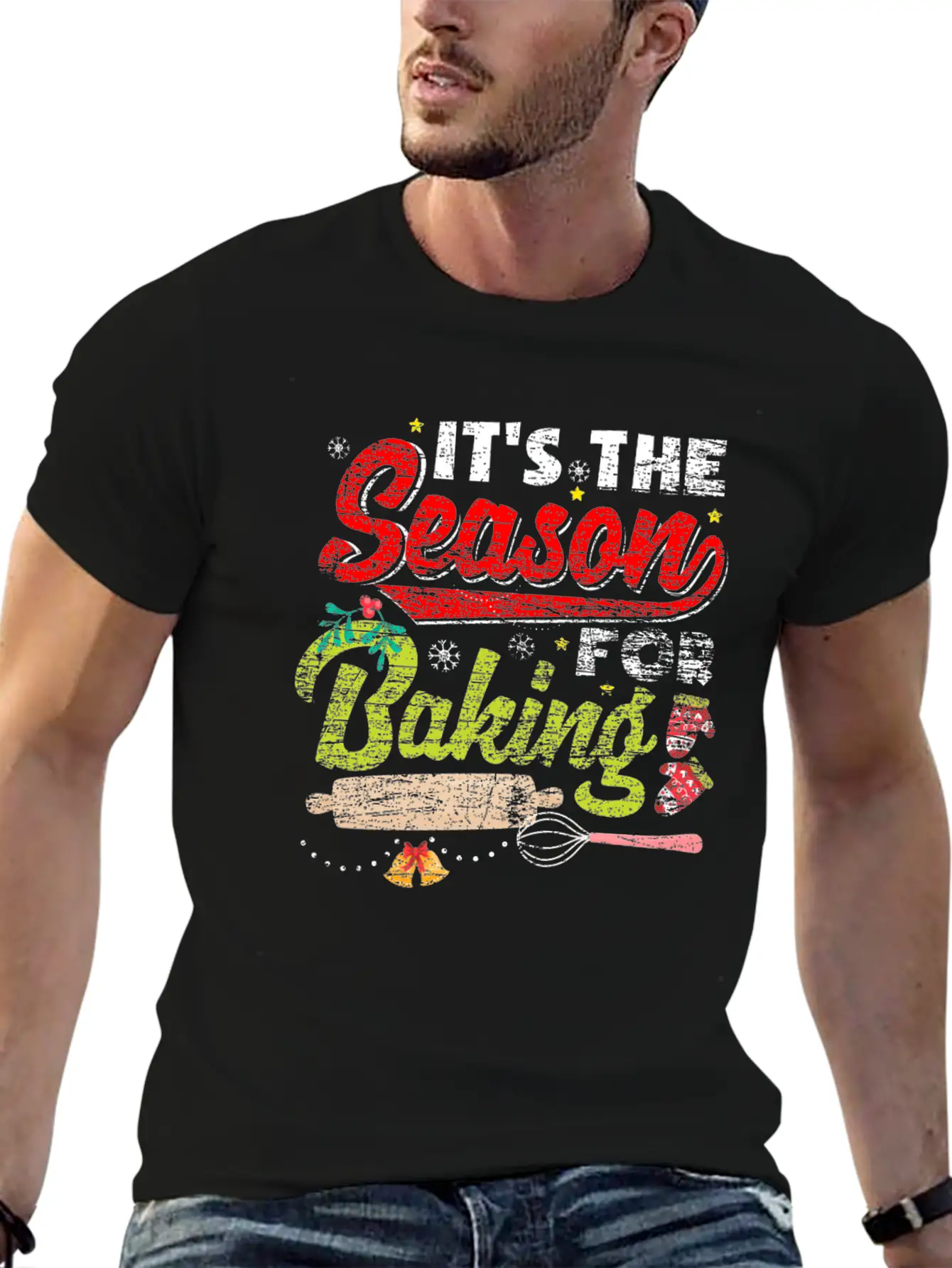 Christmas Baking Timeless Short Sleeve Tee – Comfy And Minimalist Design