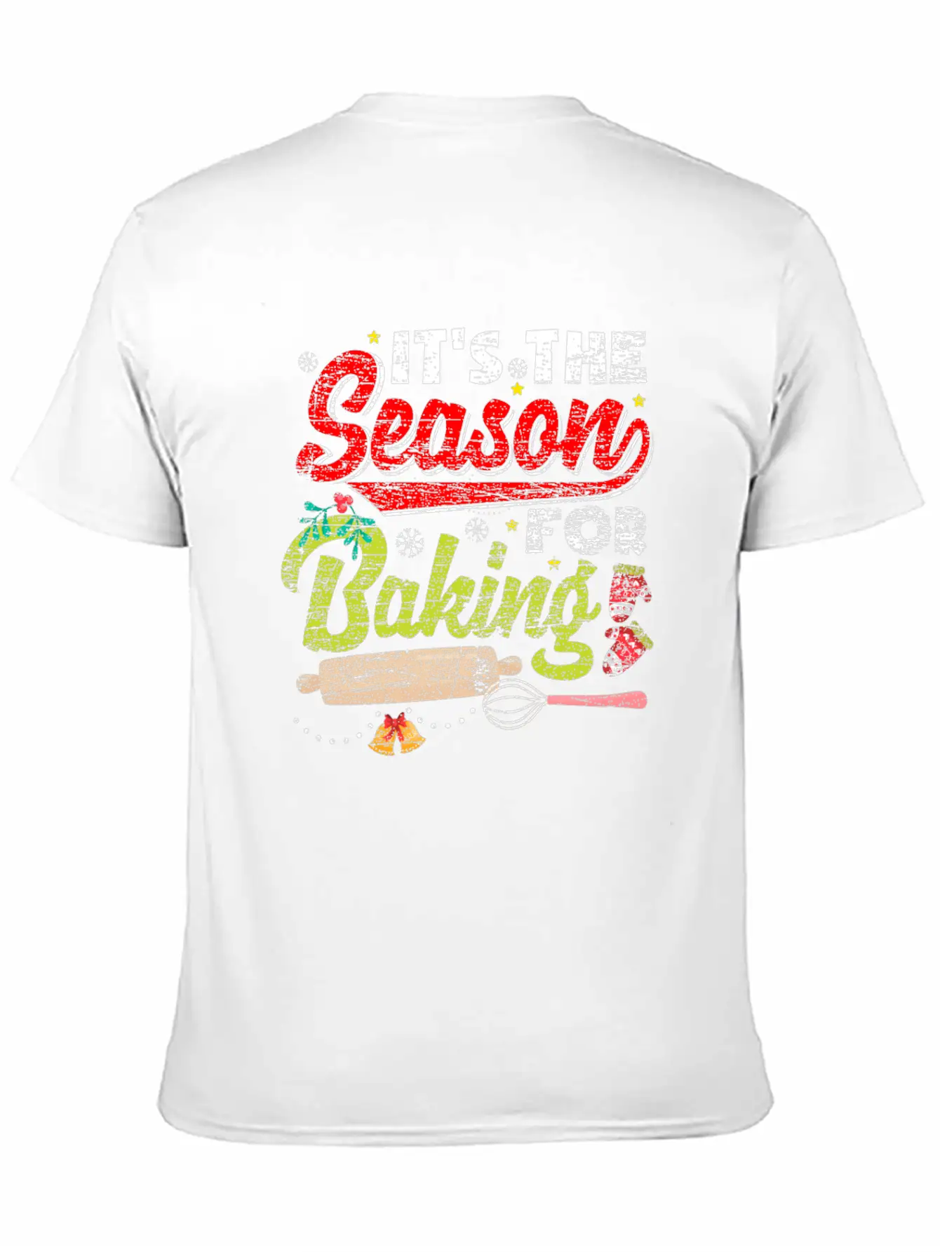 Christmas Baking Timeless Short Sleeve Tee – Comfy And Minimalist Design
