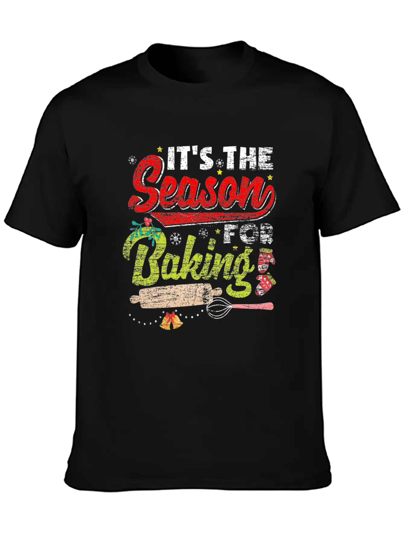 Christmas Baking Timeless Short Sleeve Tee – Comfy And Minimalist Design