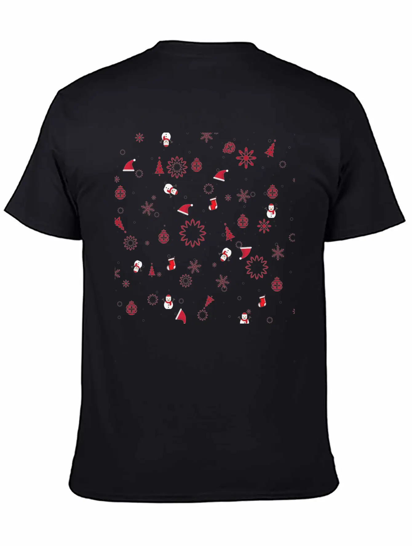Christmas In Snow Timeless Short Sleeve Tee – Comfy And Minimalist Design