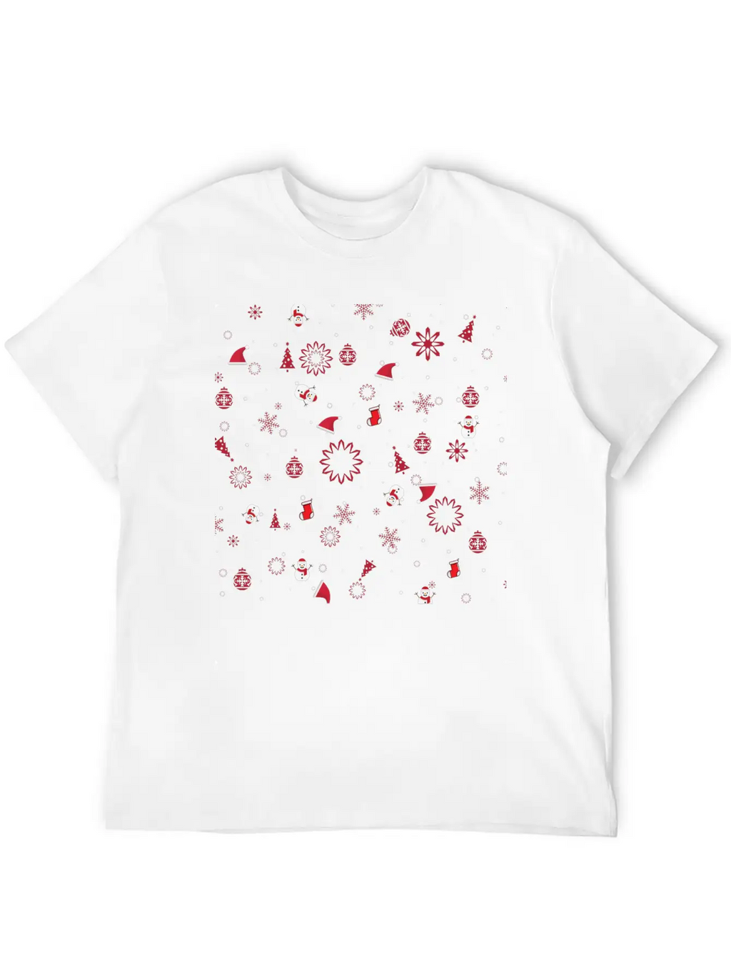 Christmas In Snow Timeless Short Sleeve Tee – Comfy And Minimalist Design