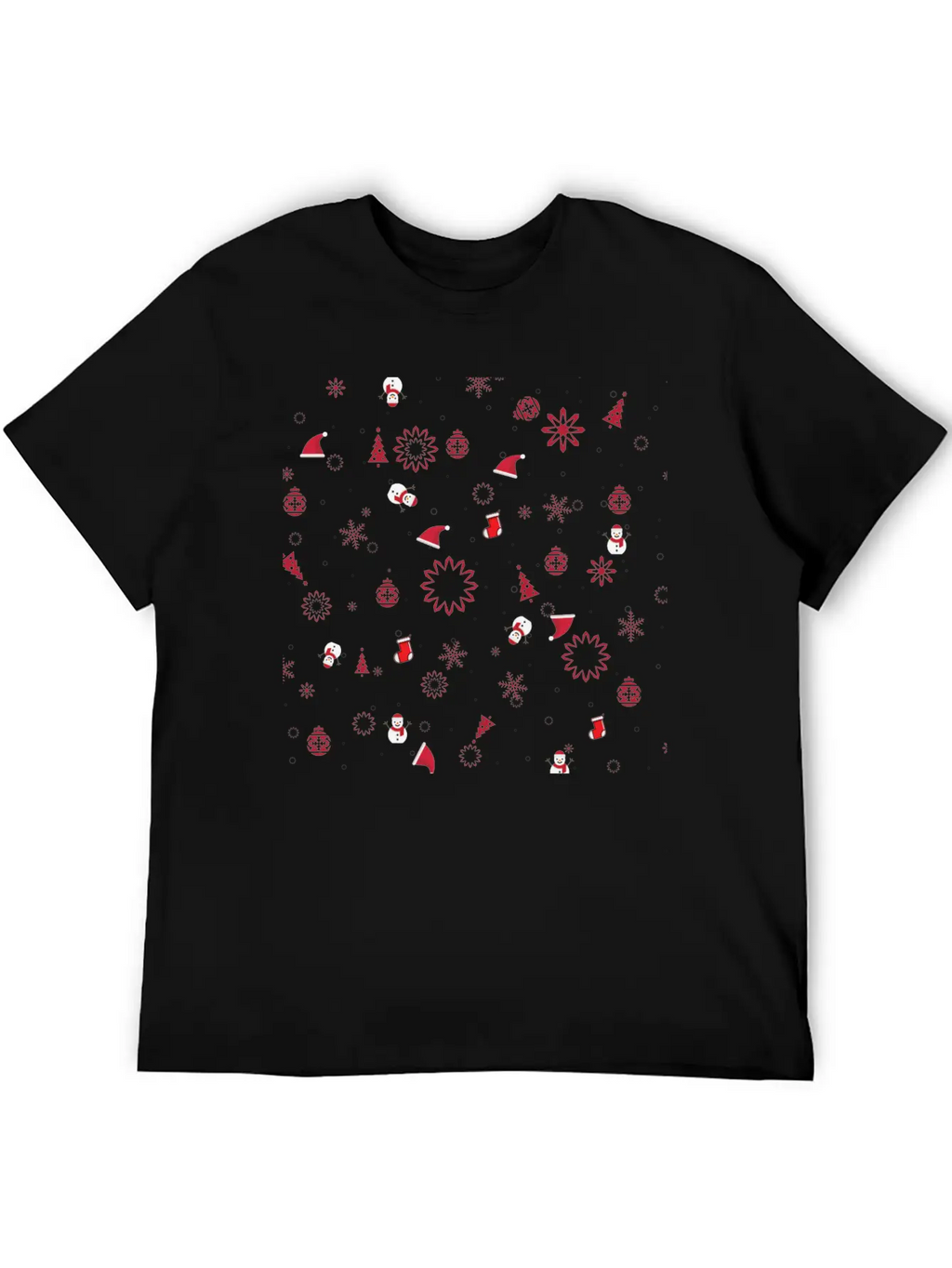 Christmas In Snow Timeless Short Sleeve Tee – Comfy And Minimalist Design