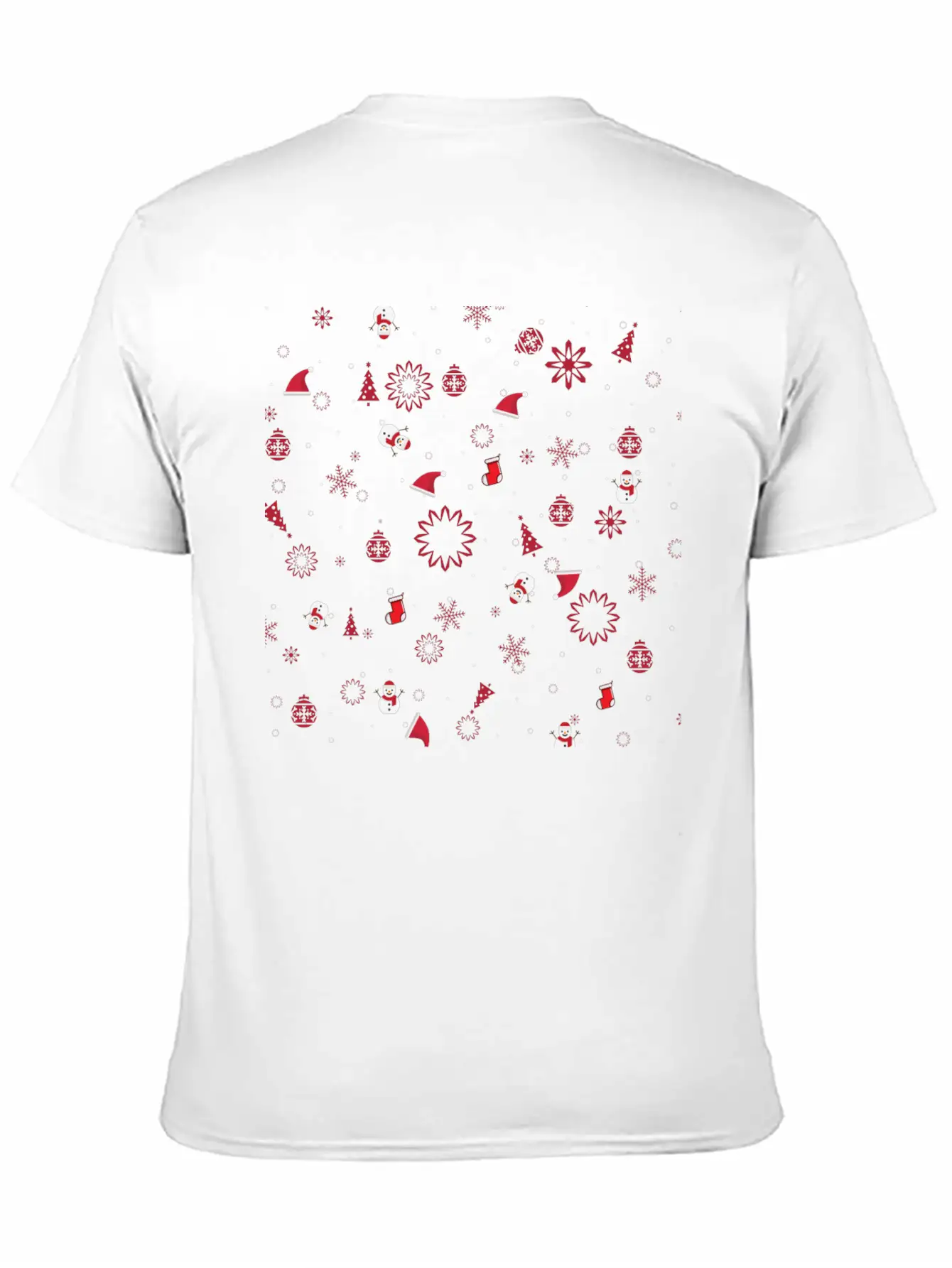 Christmas In Snow Timeless Short Sleeve Tee – Comfy And Minimalist Design